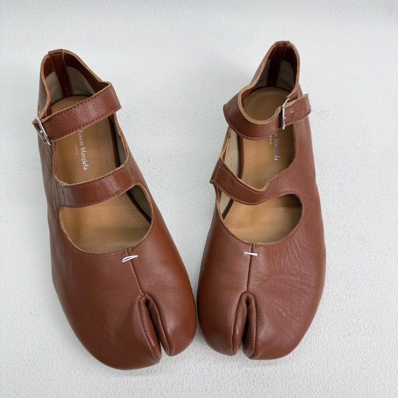 Maison Margiela Maison Margiela Leather Brown Lowtop Sneakers us_6 Women Size US 6 / IT 36 - 9 Thumbnail