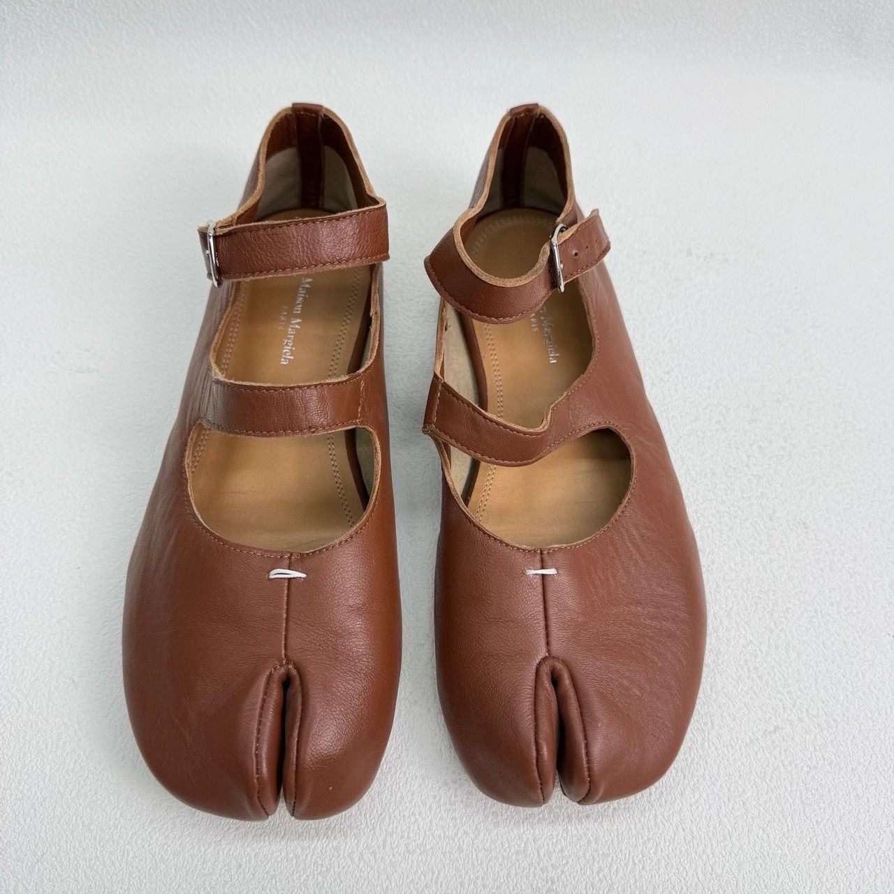 Maison Margiela Maison Margiela Leather Brown Lowtop Sneakers us_6 Women Size US 6 / IT 36 - 2 Thumbnail