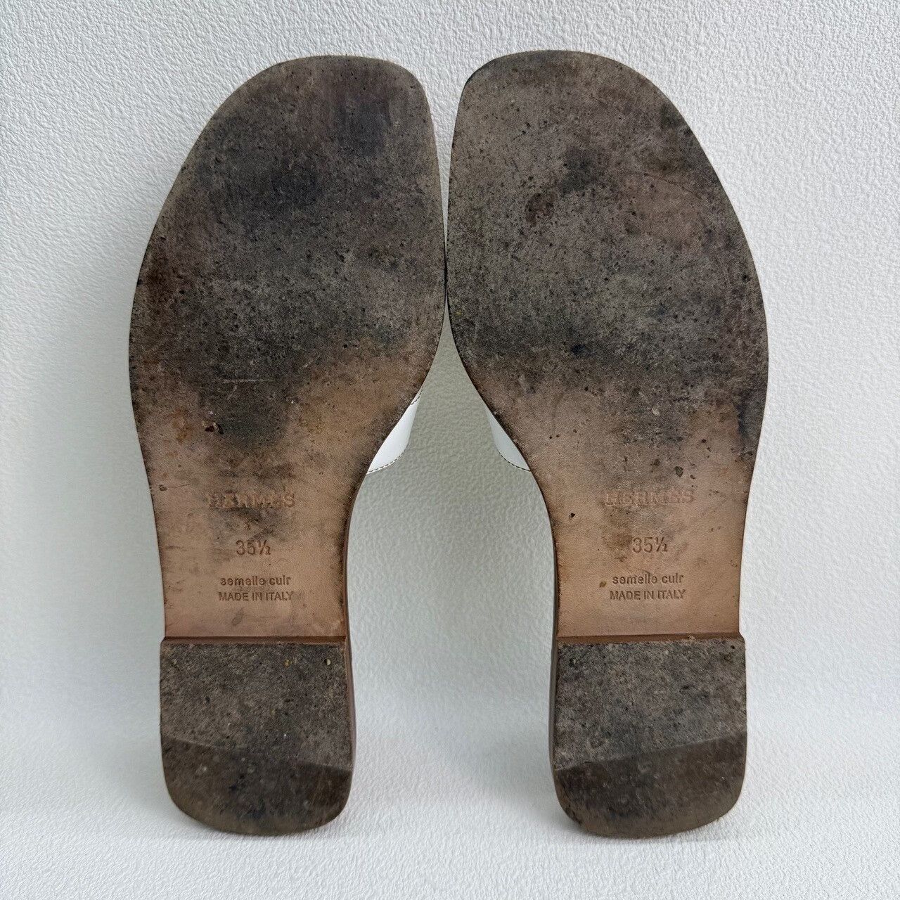 Hermes Hermes White Sandals us_5 Women Size US 5 / IT 35 - 7 Thumbnail