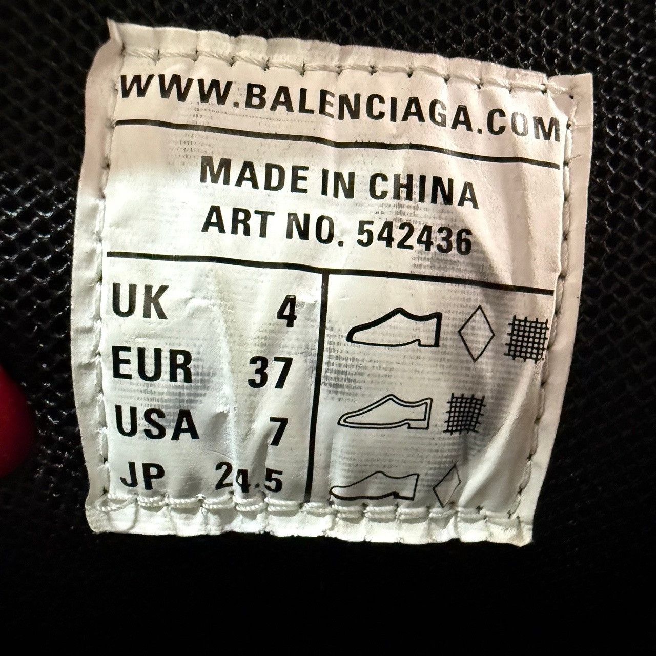 Balenciaga Balenciaga Black Lowtop Sneakers us_6-5 Women Size US 6.5 / IT 36.5 - 6 Thumbnail