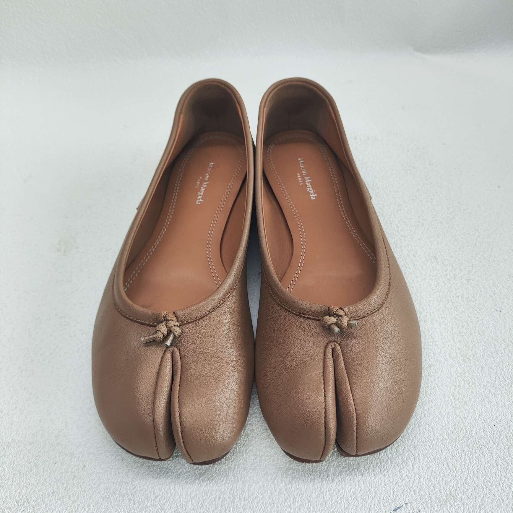 Maison Margiela Maison Margiela Leather Brown Lowtop Sneakers us_6 Women Size US 6 / IT 36 - 2 Thumbnail