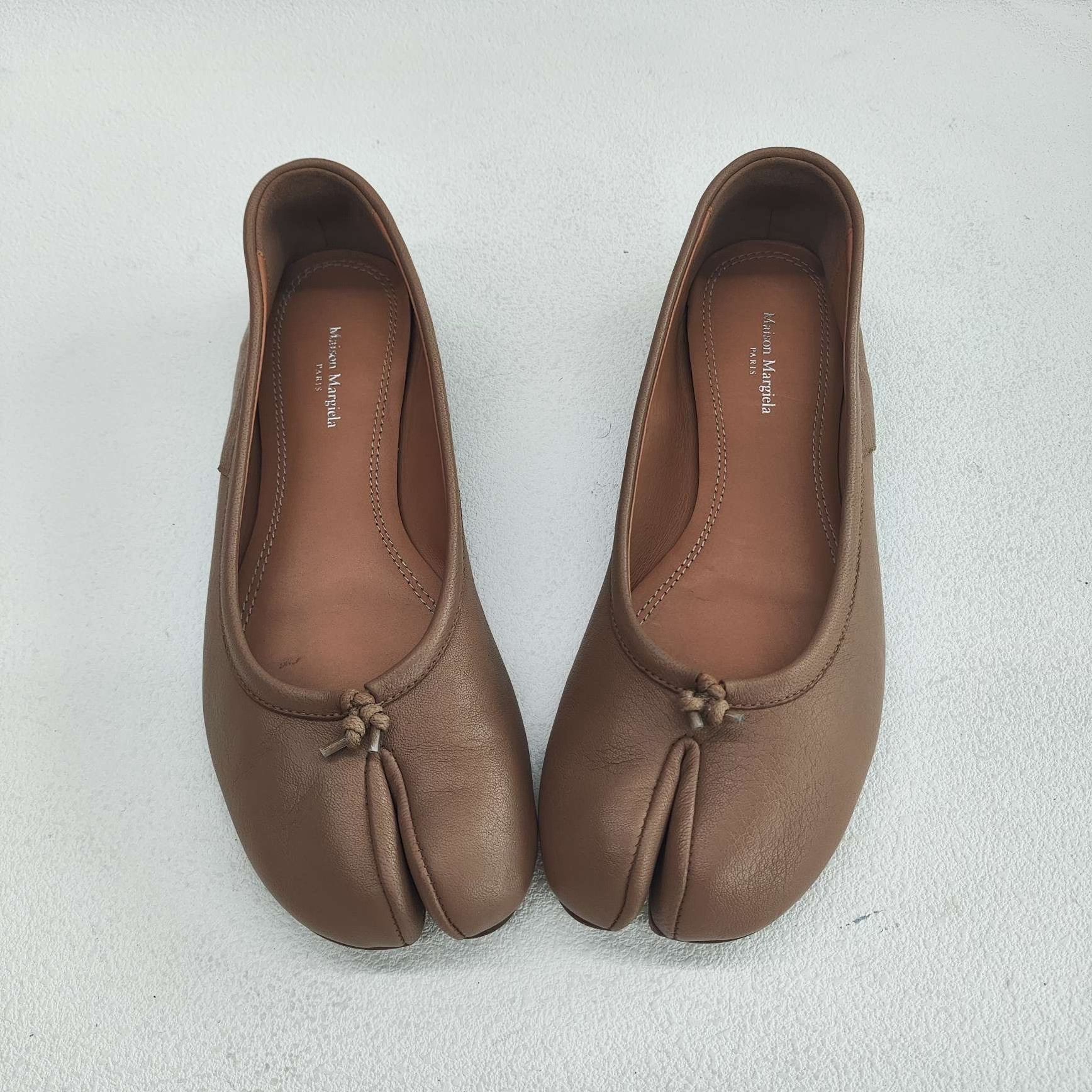 Maison Margiela Maison Margiela Leather Brown Lowtop Sneakers us_6 Women Size US 6 / IT 36 - 8 Thumbnail