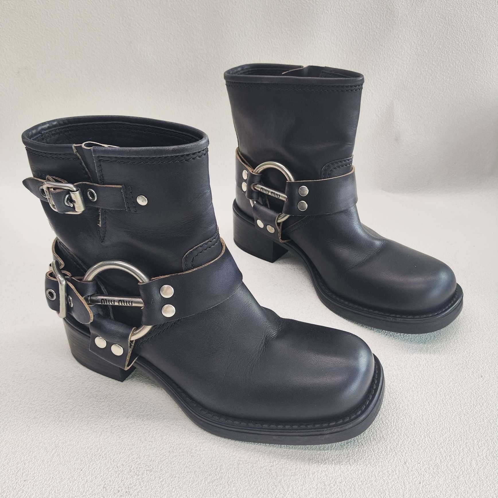 Miu Miu Miu Miu Black Boots us_6-5 Women Size US 6.5 / IT 36.5 - 3 Thumbnail