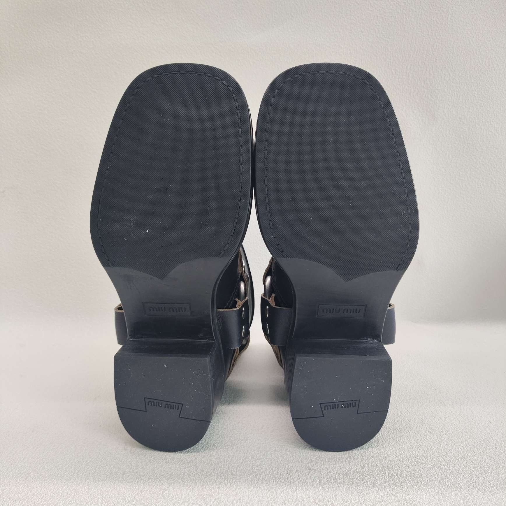 Miu Miu Miu Miu Black Boots us_6-5 Women Size US 6.5 / IT 36.5 - 7 Thumbnail