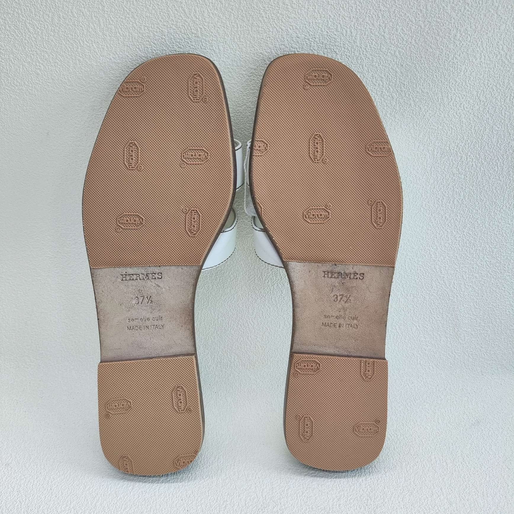 Hermes Hermes White Sandals us_6-5 Women Size US 6.5 / IT 36.5 - 7 Thumbnail