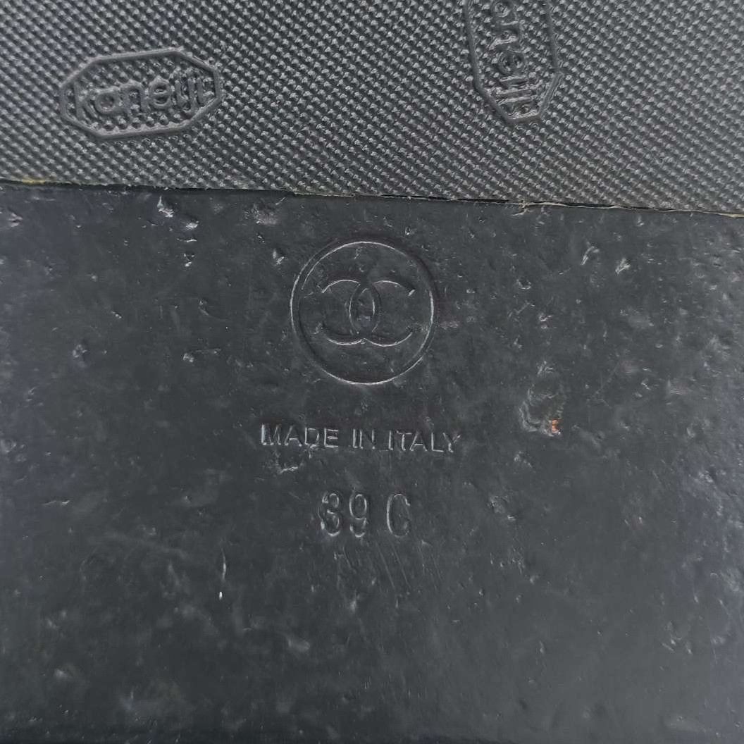Chanel Chanel Canvas Black Sandals us_8-5 Women Size US 8.5 / IT 38.5 - 6 Thumbnail