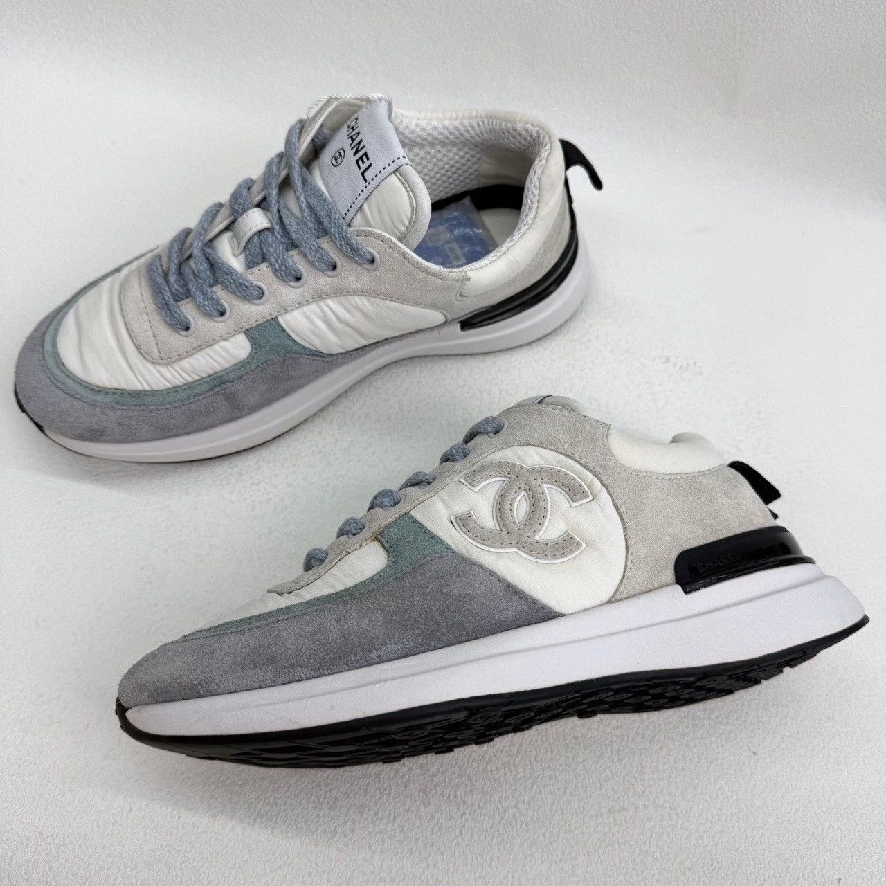 Chanel Chanel Casual Blue Lowtop Sneakers us_5 Women Size US 5 / IT 35 - 8 Thumbnail