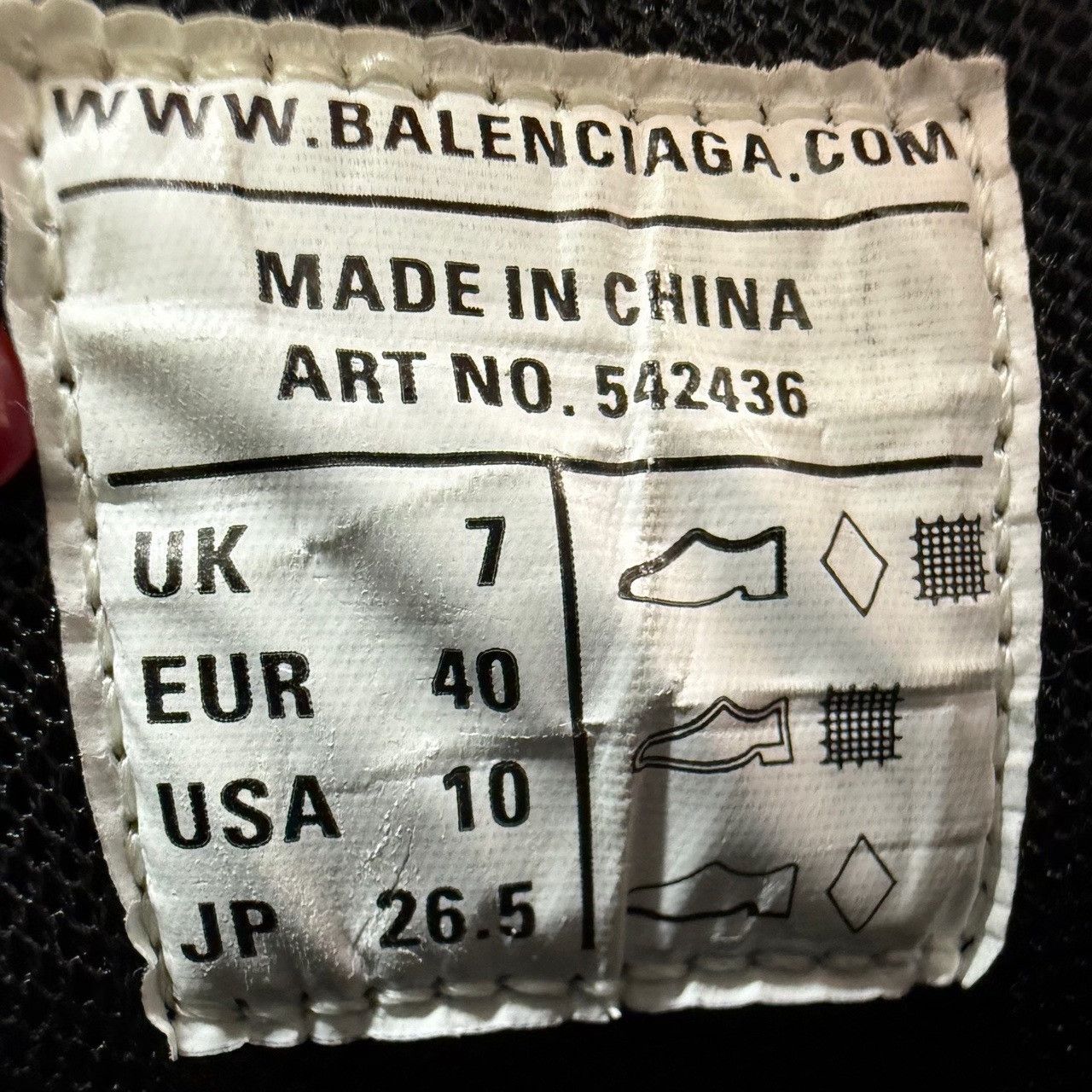 Balenciaga Balenciaga Distressed Black Lowtop Sneakers 7.5 Men Size US 7.5 / EU 40-41 - 6 Thumbnail