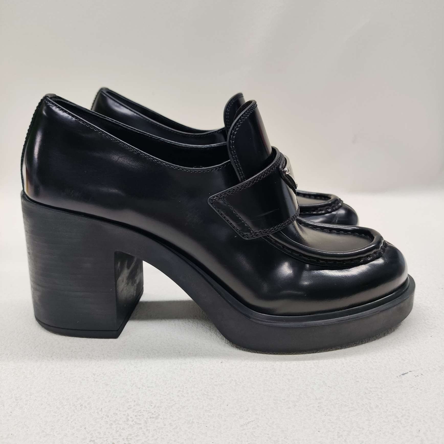 Prada Prada Leather Brown Lowtop Sneakers us_6-5 Women Size US 6.5 / IT 36.5 - 4 Thumbnail