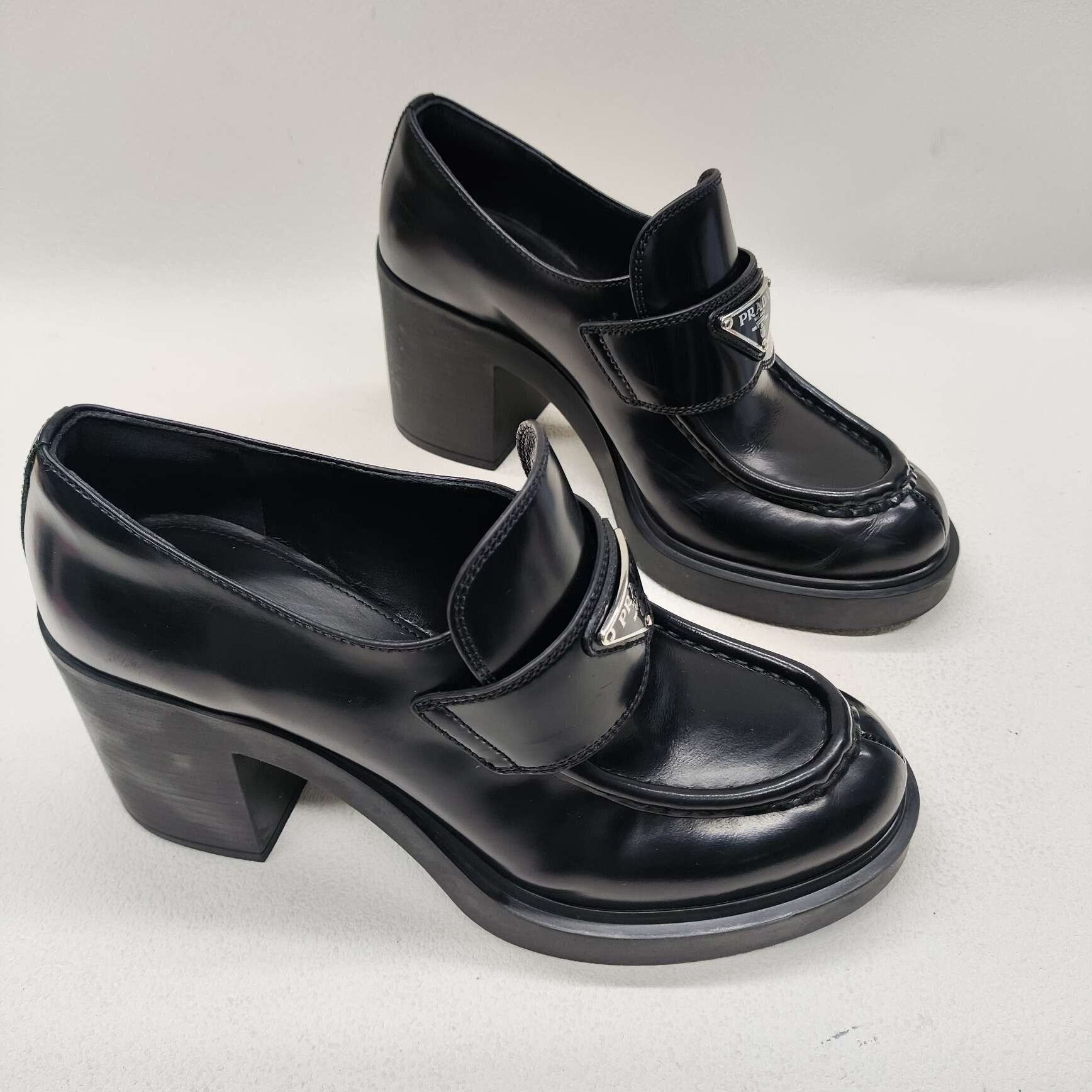 Prada Prada Leather Brown Lowtop Sneakers us_6-5 Women Size US 6.5 / IT 36.5 - 3 Thumbnail