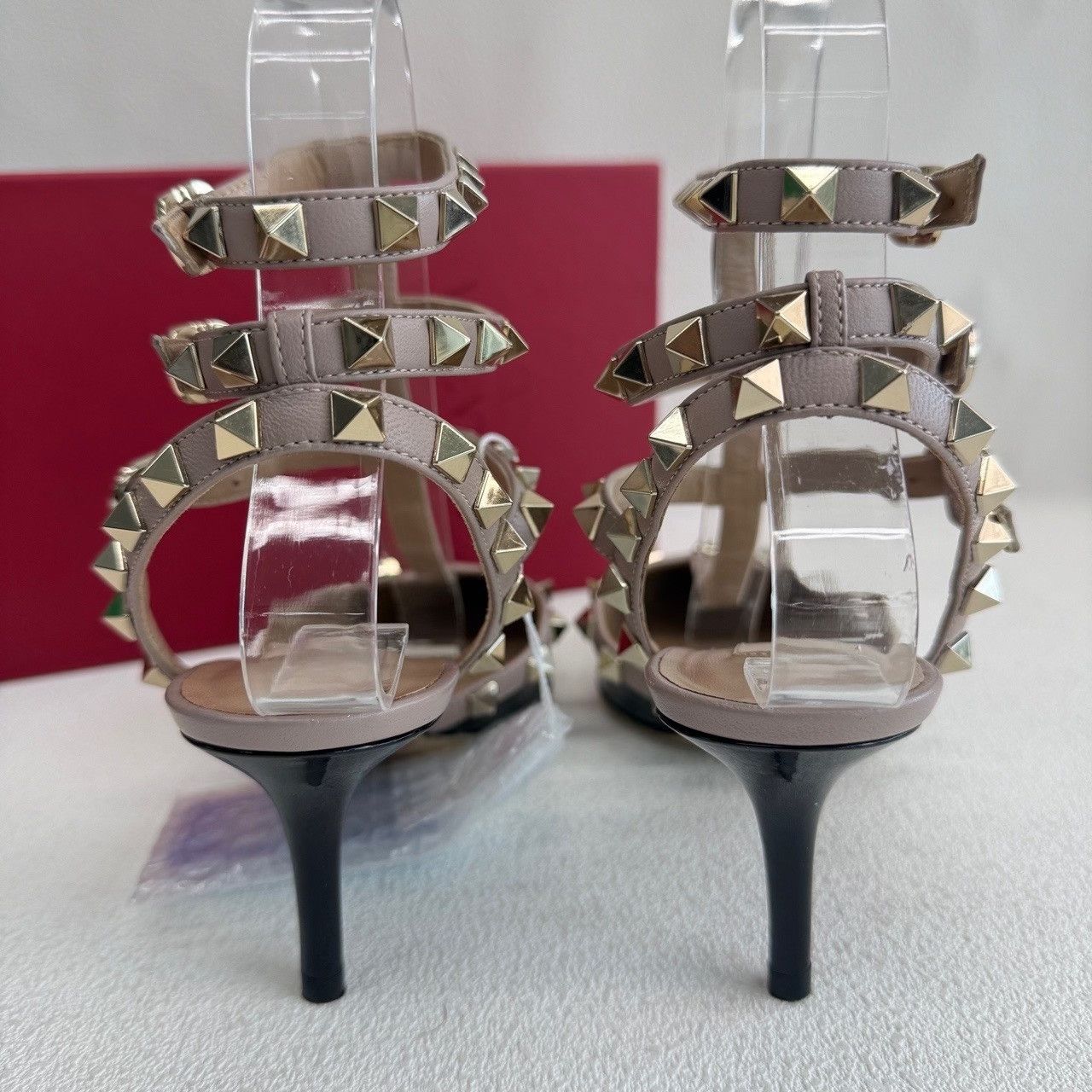 Valentino Valentino Leather Black Sandals us_5 Women Size US 5 / IT 35 - 6 Thumbnail
