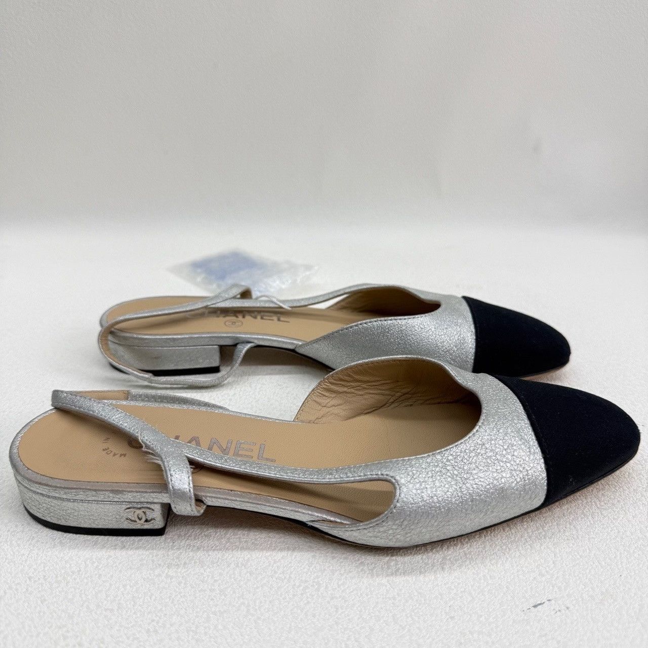 Chanel Chanel Silver Sandals us_6 Women Size US 6 / IT 36 - 4 Thumbnail
