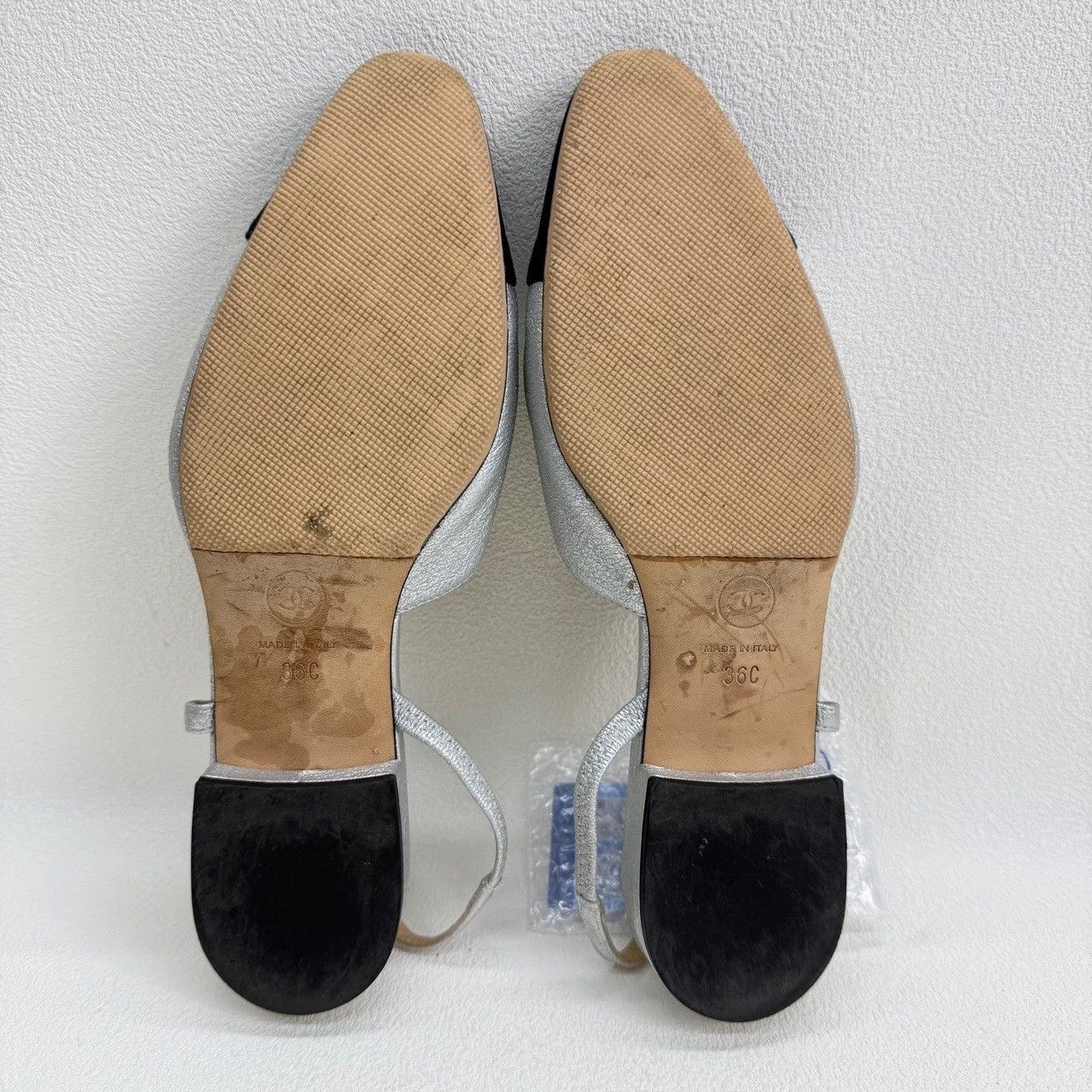 Chanel Chanel Silver Sandals us_6 Women Size US 6 / IT 36 - 6 Thumbnail