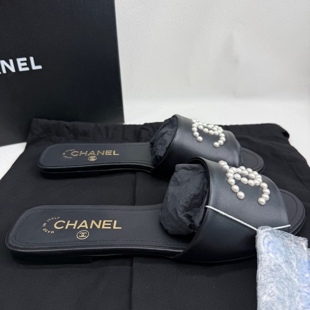 Chanel Chanel Black Sandals us_8-5 Women Size US 8.5 / IT 38.5 - 5 Thumbnail