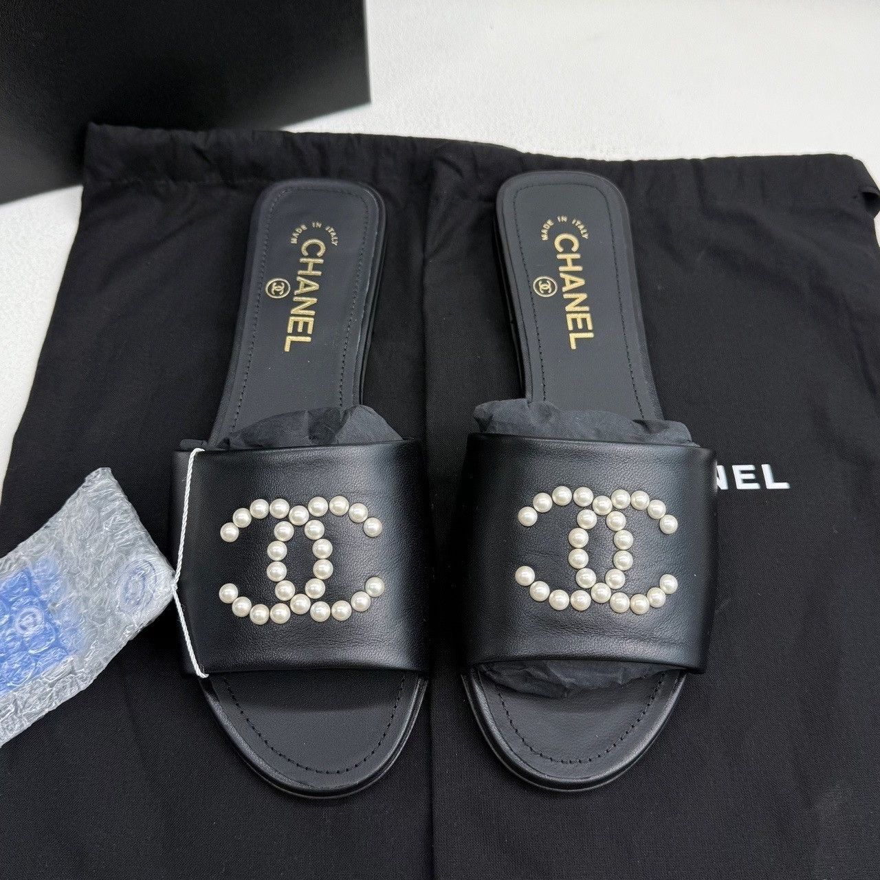 Chanel Chanel Black Sandals us_8-5 Women Size US 8.5 / IT 38.5 - 3 Thumbnail