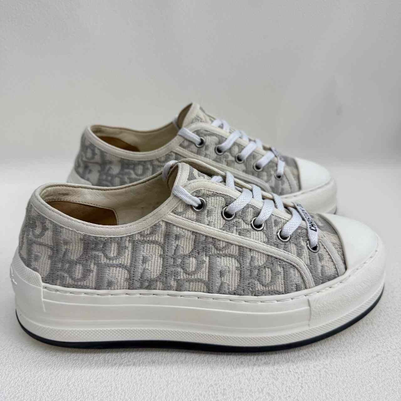 Dior Dior Gray Lowtop Sneakers us_6 Women Size US 6 / IT 36 - 4 Thumbnail
