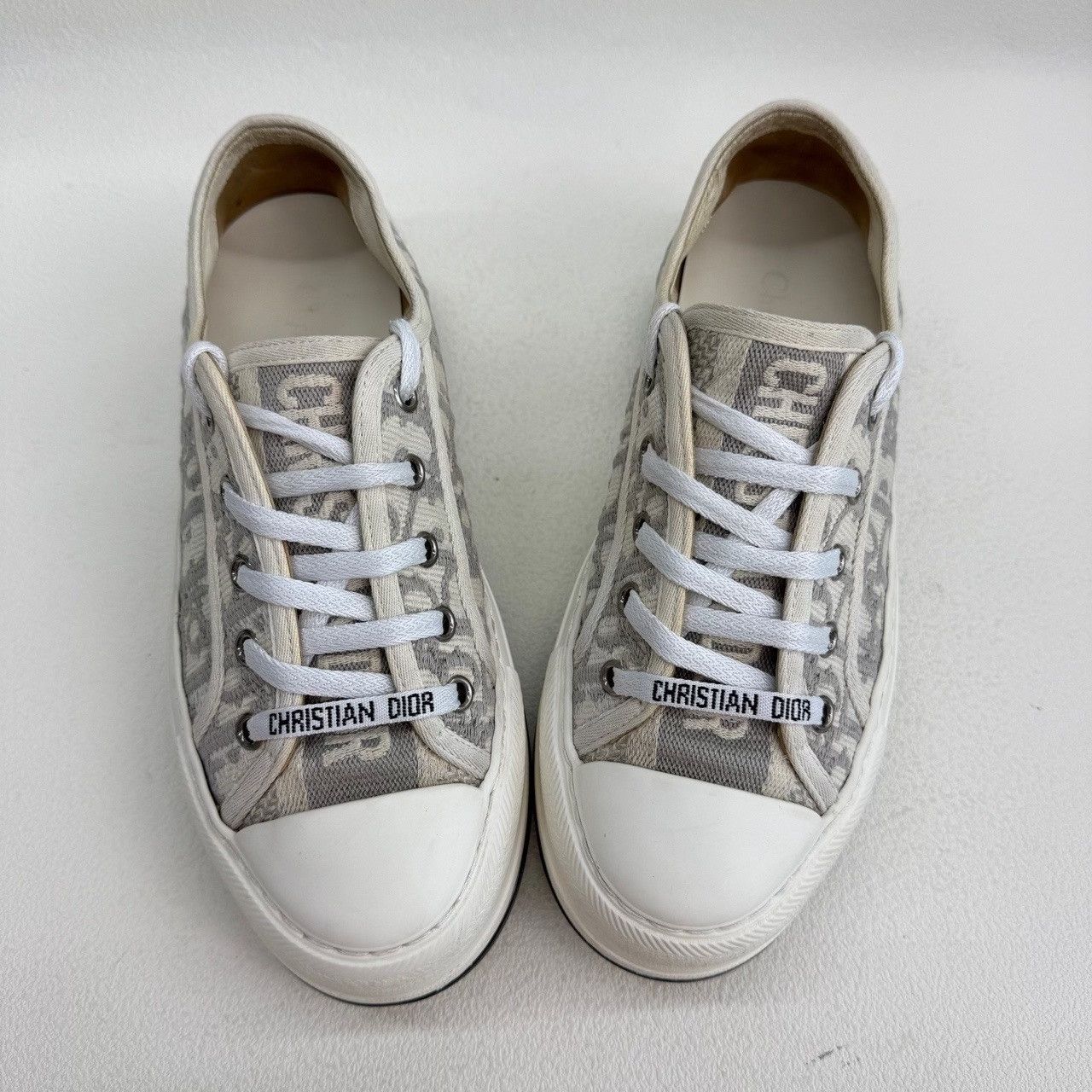 Dior Dior Gray Lowtop Sneakers us_6 Women Size US 6 / IT 36 - 9 Thumbnail