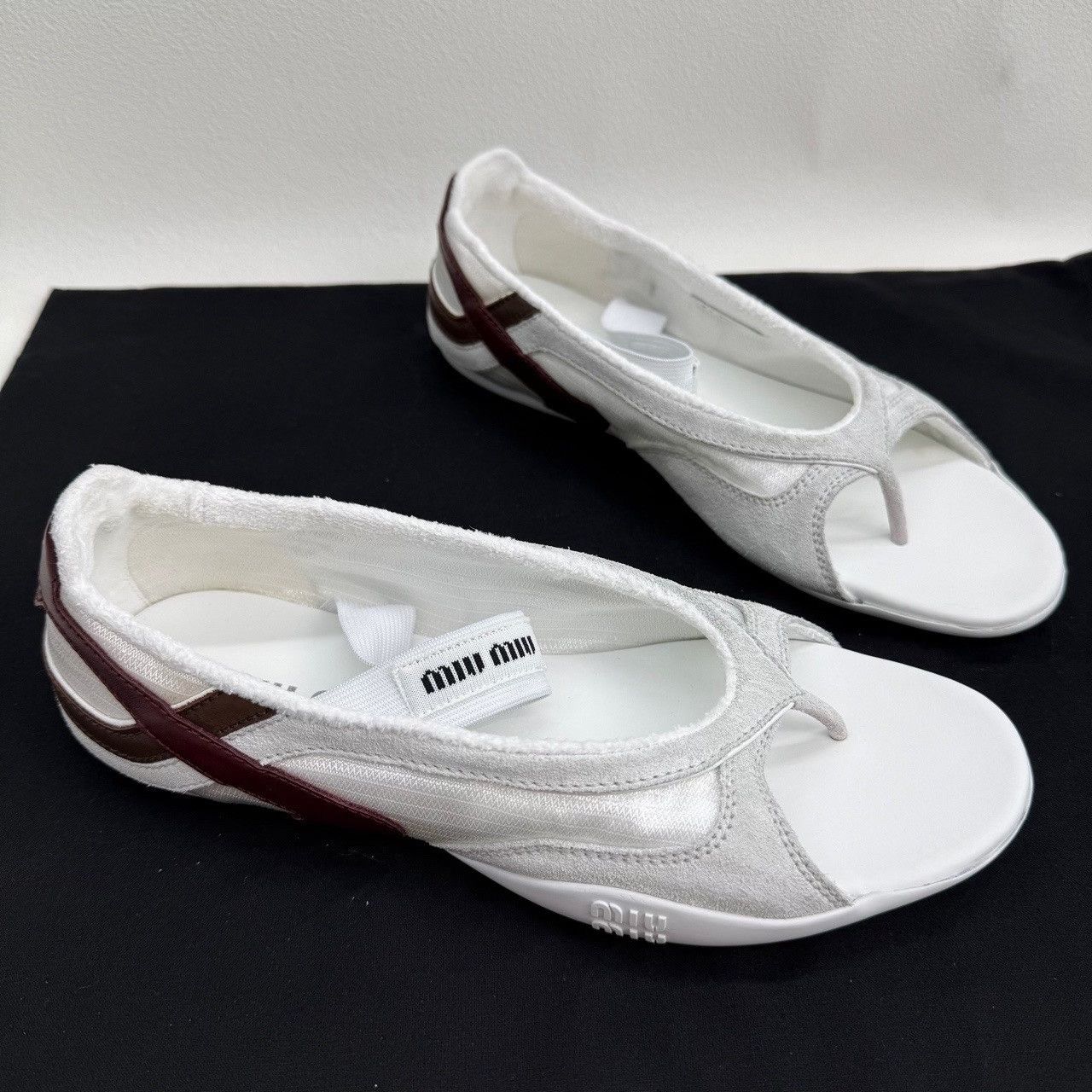 Miu Miu Miu Miu White Sandals us_6-5 Women Size US 6.5 / IT 36.5 - 3 Thumbnail