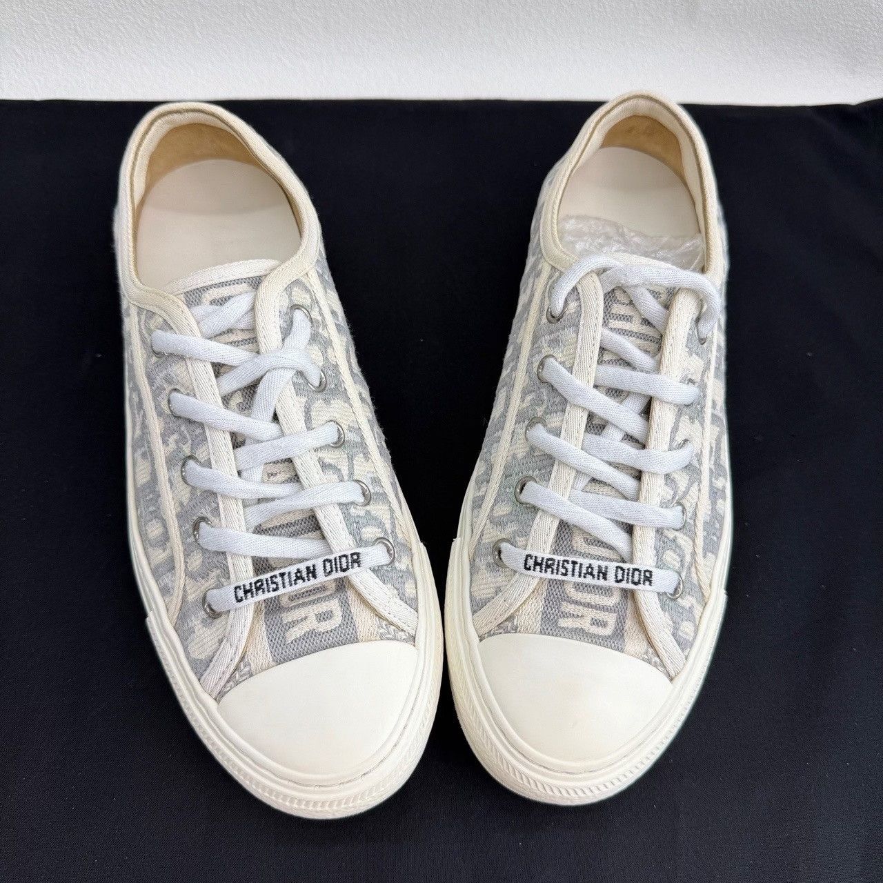 Dior Dior Retro Gray Lowtop Sneakers us_8-5 Women Size US 8.5 / IT 38.5 - 9 Thumbnail