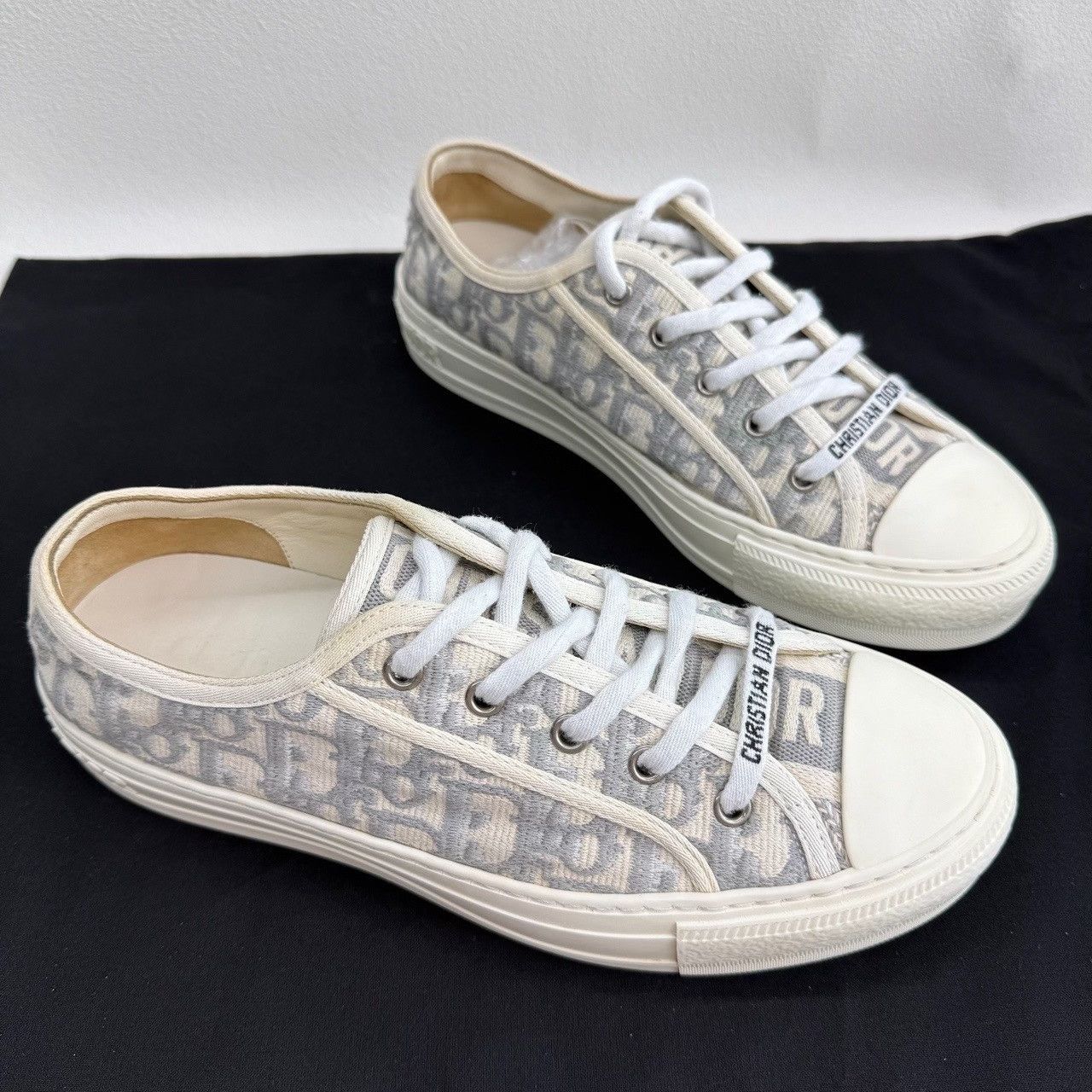 Dior Dior Retro Gray Lowtop Sneakers us_8-5 Women Size US 8.5 / IT 38.5 - 3 Thumbnail