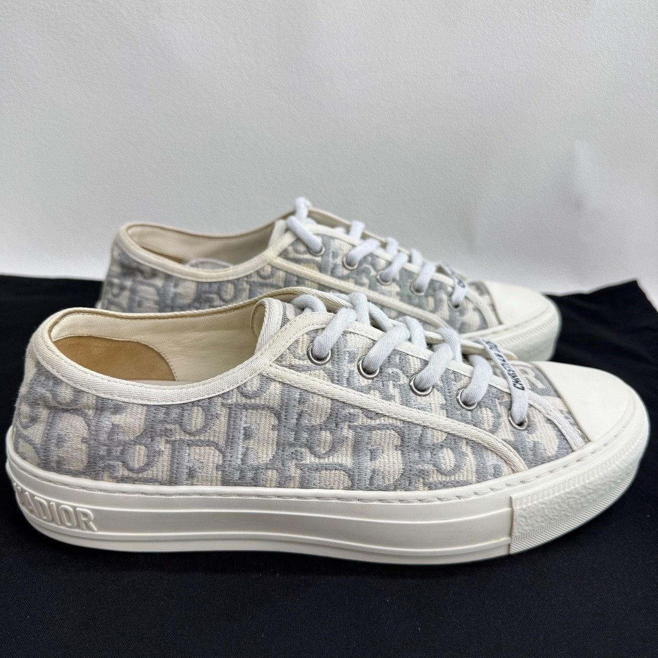 Dior Dior Retro Gray Lowtop Sneakers us_8-5 Women Size US 8.5 / IT 38.5 - 4 Thumbnail