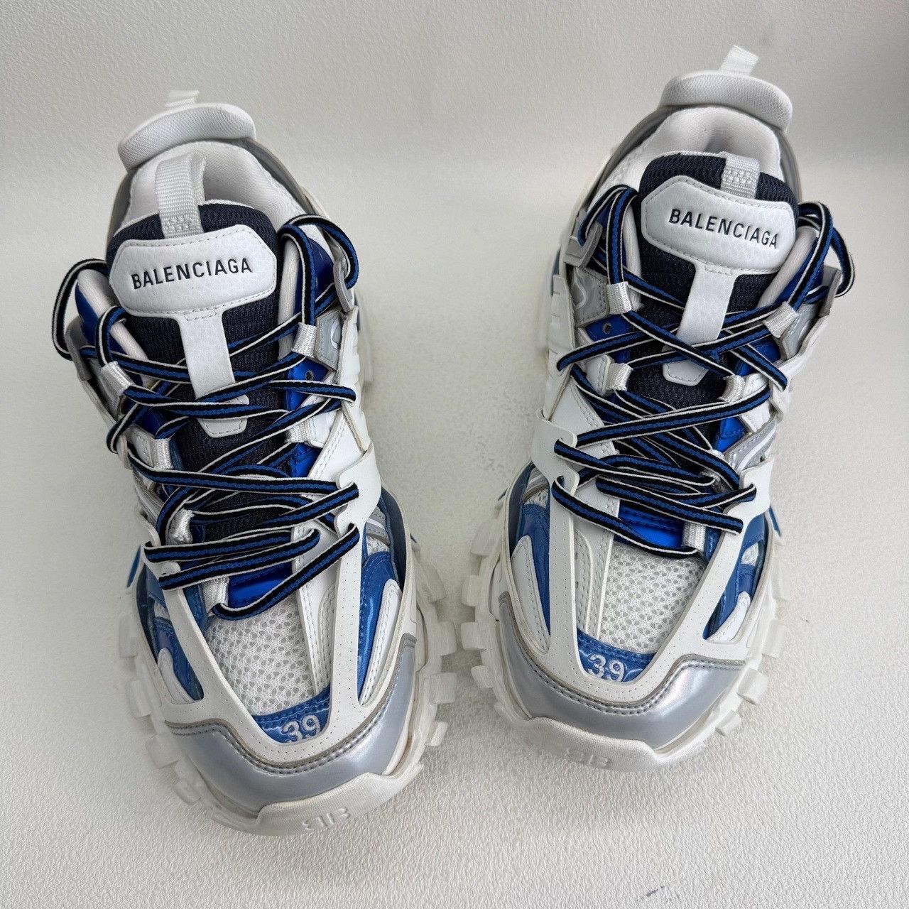 Balenciaga Balenciaga Breathable Blue Lowtop Sneakers 6.5 Men Size US 6.5 / EU 39-40 - 9 Thumbnail