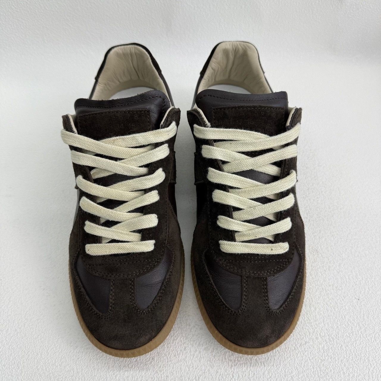 Maison Margiela Maison Margiela Leather Brown Lowtop Sneakers us_6 Women Size US 6 / IT 36 - 2 Thumbnail