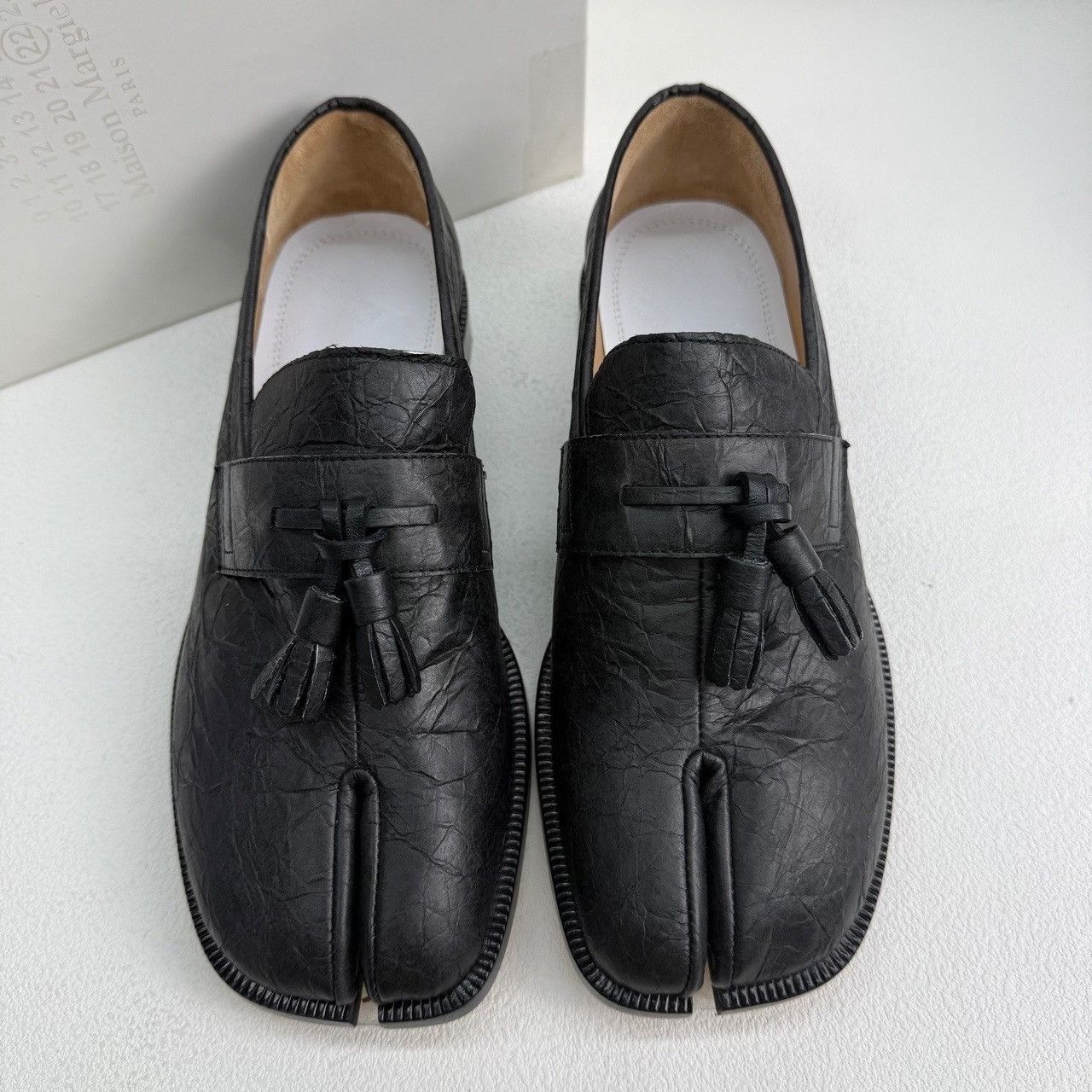 Maison Margiela Maison Margiela Leather Black Lowtop Sneakers us_6-5 Women Size US 6.5 / IT 36.5 - 3 Thumbnail