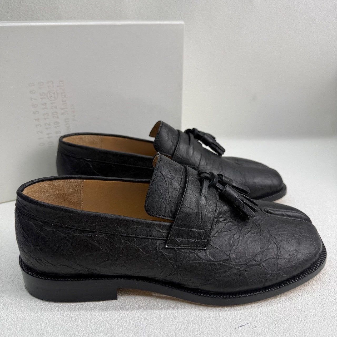Maison Margiela Maison Margiela Leather Black Lowtop Sneakers us_6-5 Women Size US 6.5 / IT 36.5 - 5 Thumbnail
