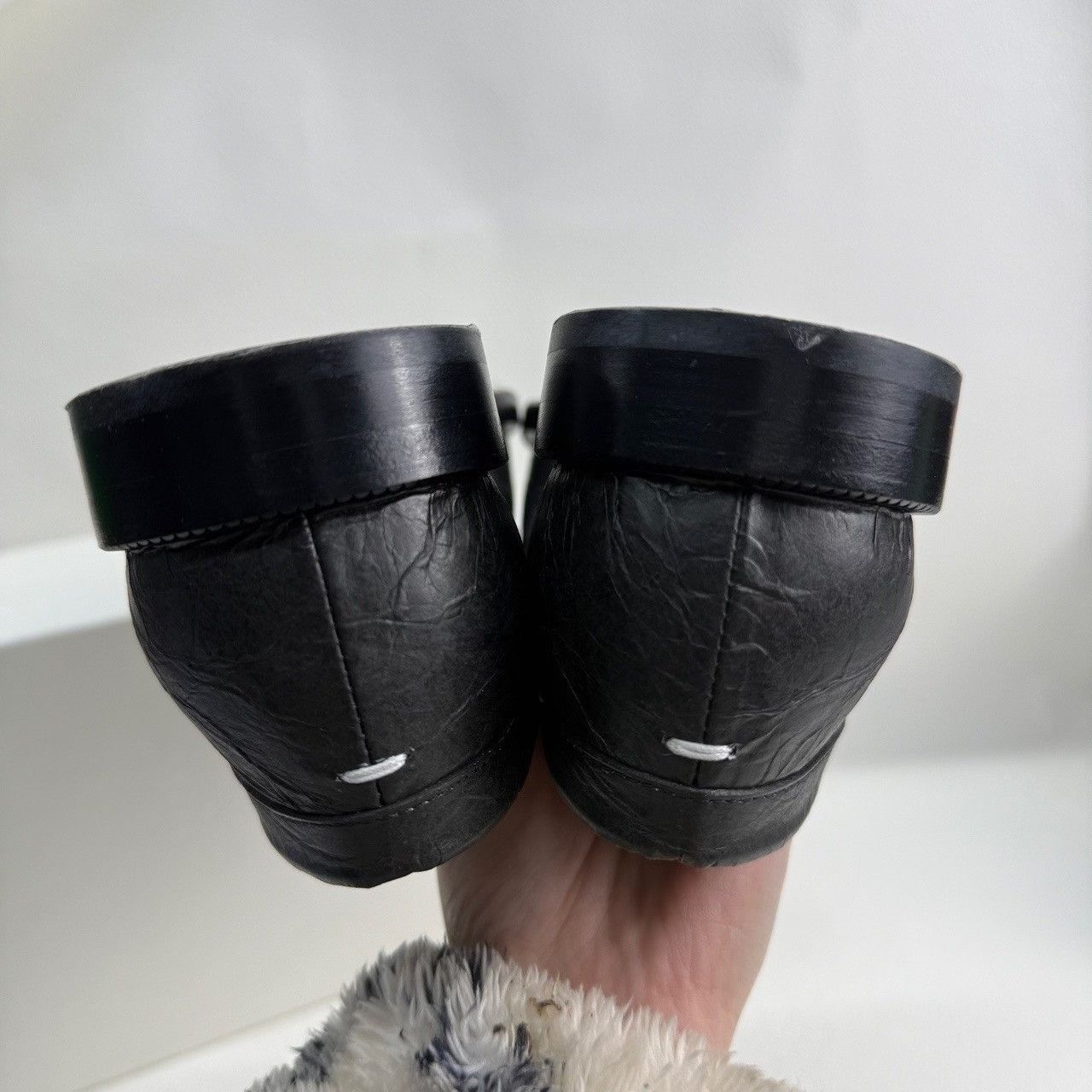 Maison Margiela Maison Margiela Leather Black Lowtop Sneakers us_6-5 Women Size US 6.5 / IT 36.5 - 7 Thumbnail