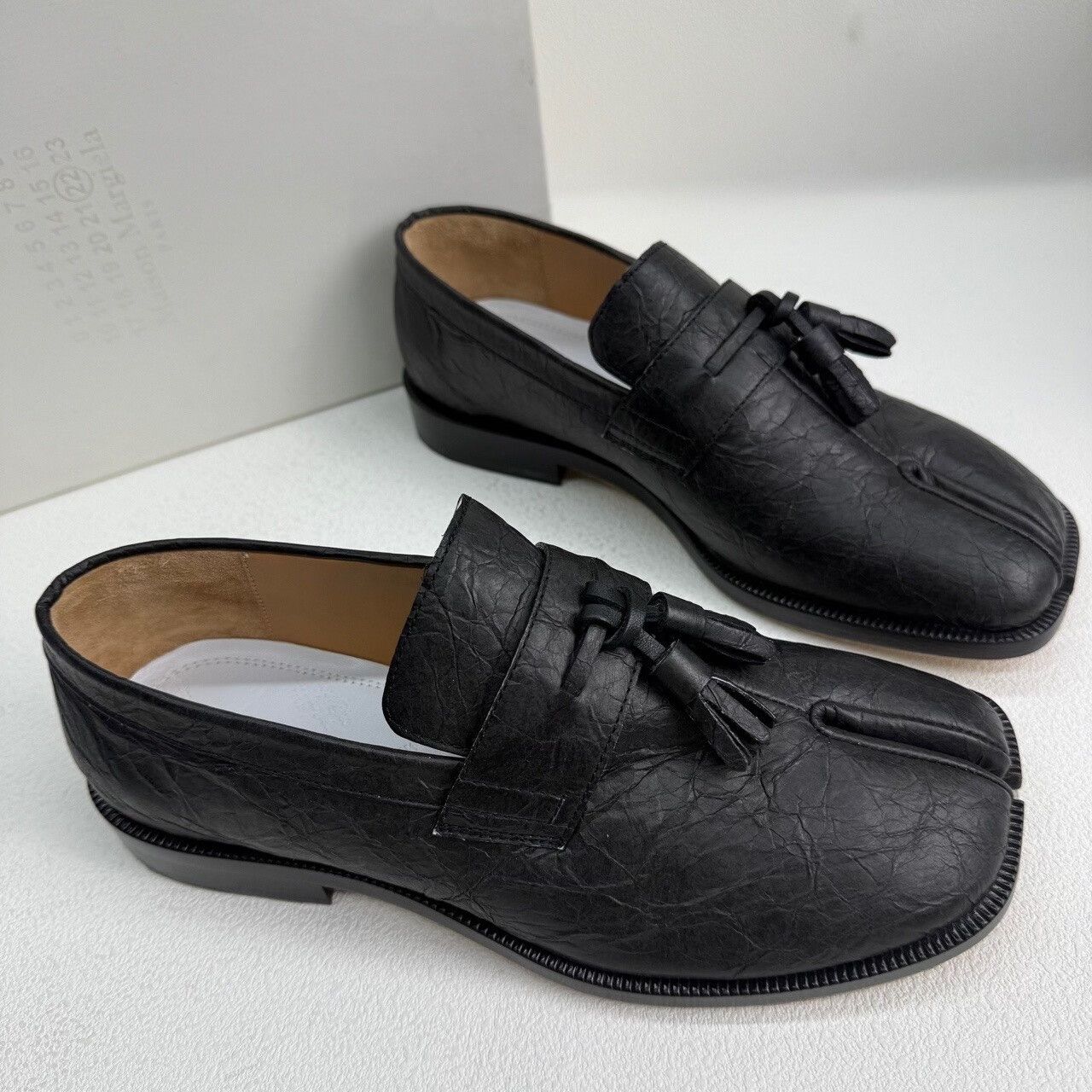 Maison Margiela Maison Margiela Leather Black Lowtop Sneakers us_6-5 Women Size US 6.5 / IT 36.5 - 4 Thumbnail