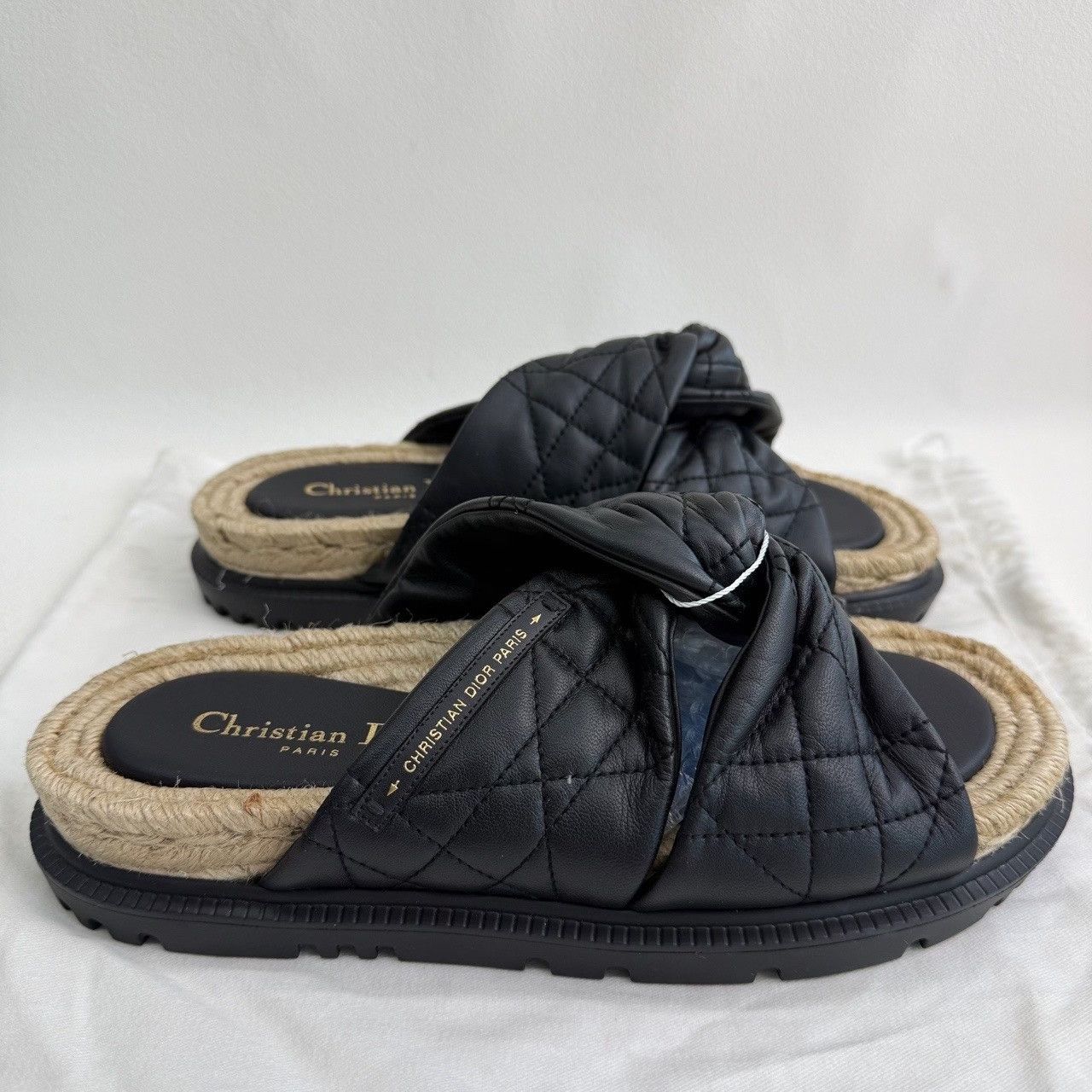 Dior Dior Black Sandals us_5 Women Size US 5 / IT 35 - 4 Thumbnail