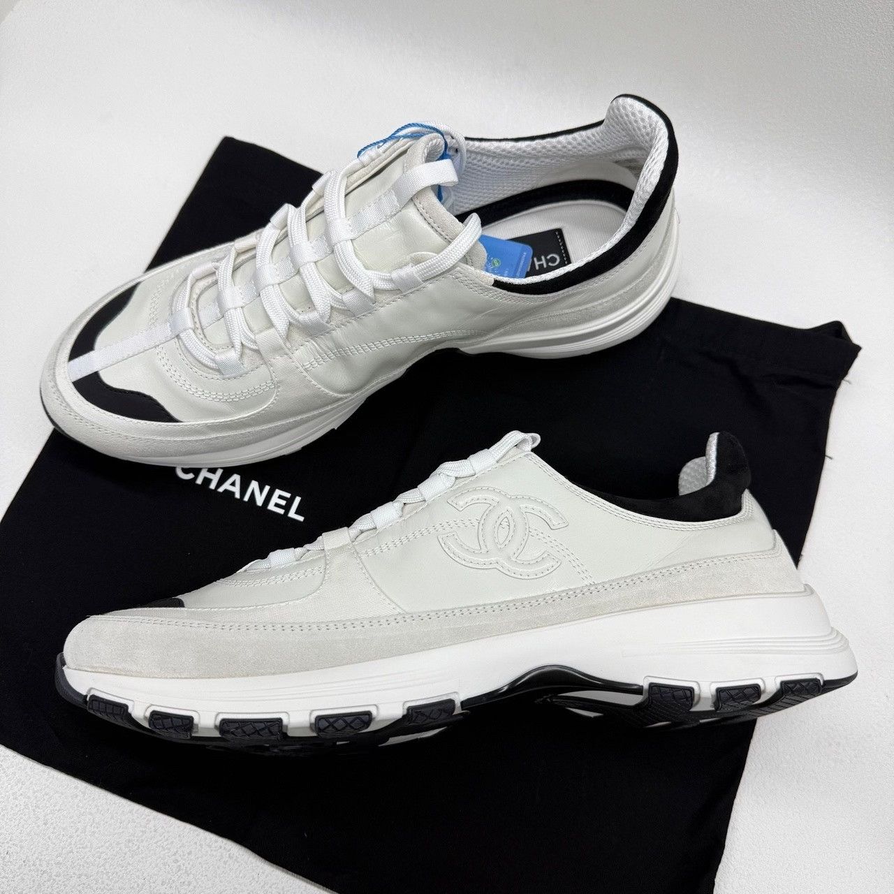 Chanel Chanel Casual White Lowtop Sneakers 11.5 Men Size US 11.5 / EU 44-45 - 9 Thumbnail