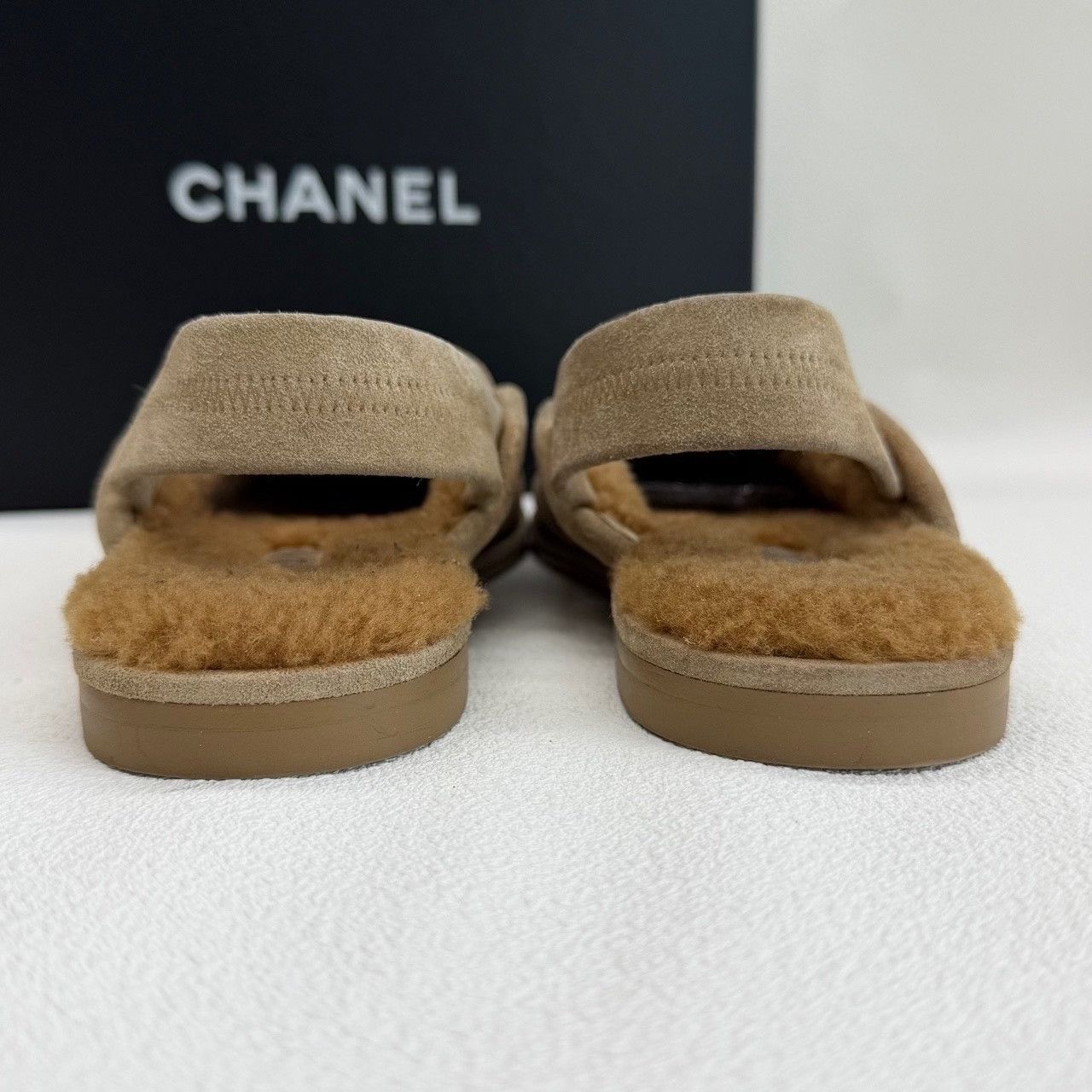Chanel Chanel Suede Beige Lowtop Sneakers us_6-5 Women Size US 6.5 / IT 36.5 - 4 Thumbnail