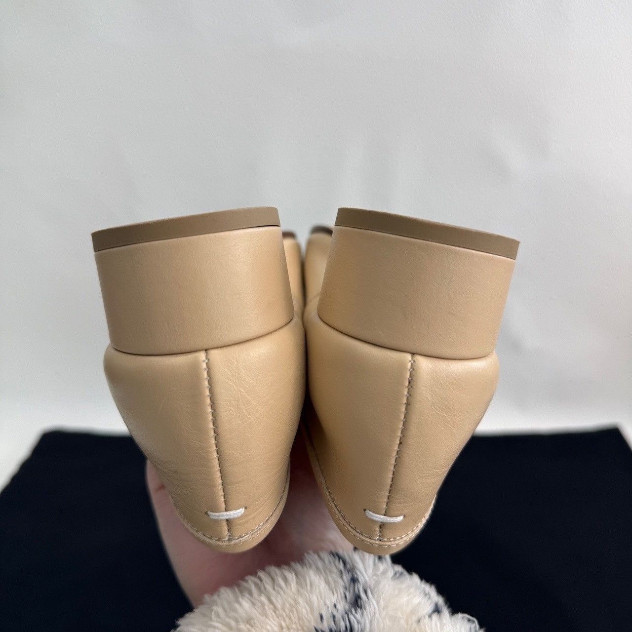 Maison Margiela Maison Margiela Leather Beige Lowtop Sneakers us_5 Women Size US 5 / IT 35 - 6 Thumbnail