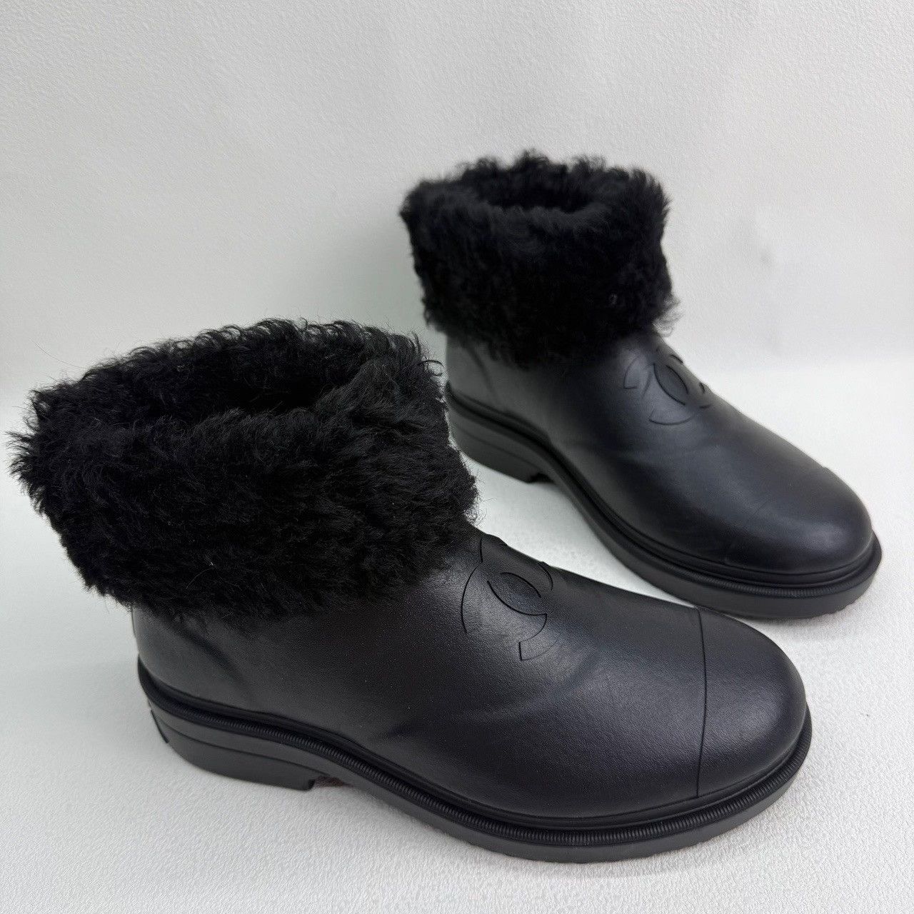 Chanel Chanel Black Boots us_7-5 Women Size US 7.5 / IT 37.5 - 3 Thumbnail