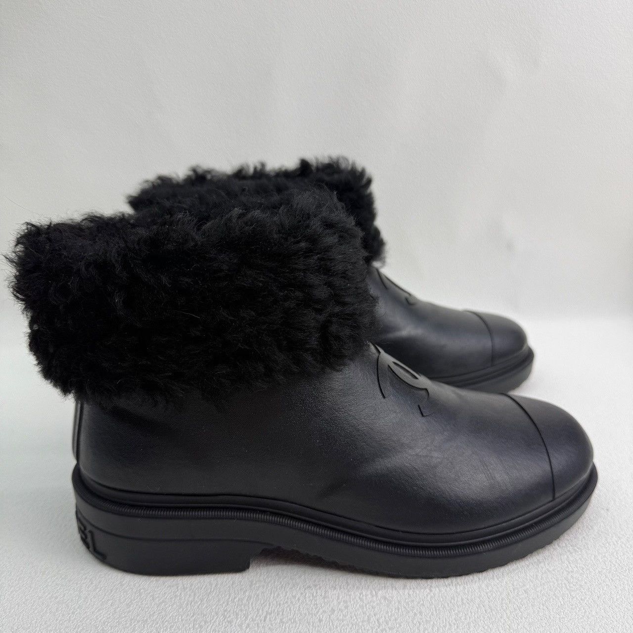 Chanel Chanel Black Boots us_7-5 Women Size US 7.5 / IT 37.5 - 4 Thumbnail