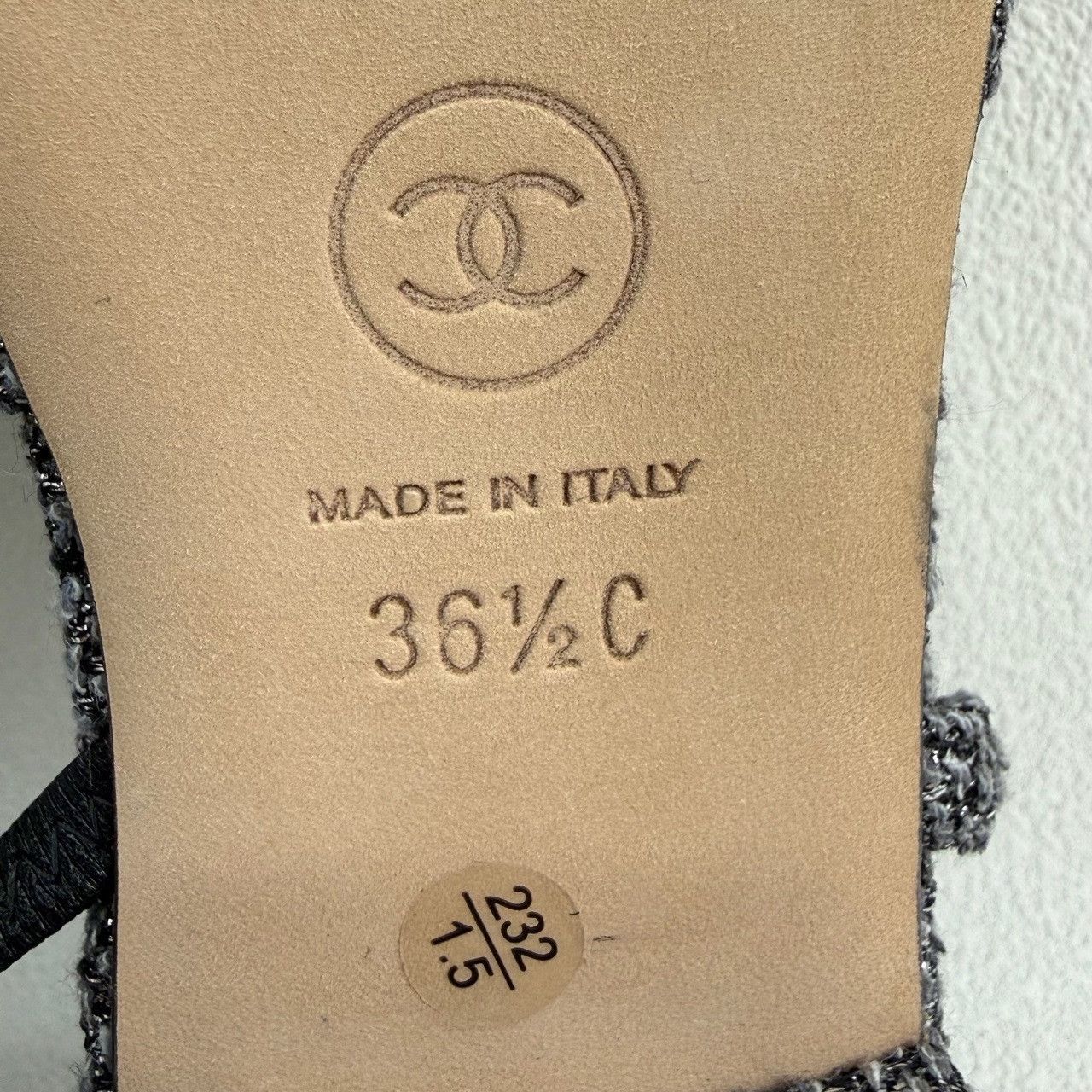 Chanel Chanel Black Sandals us_5 Women Size US 5 / IT 35 - 8 Thumbnail
