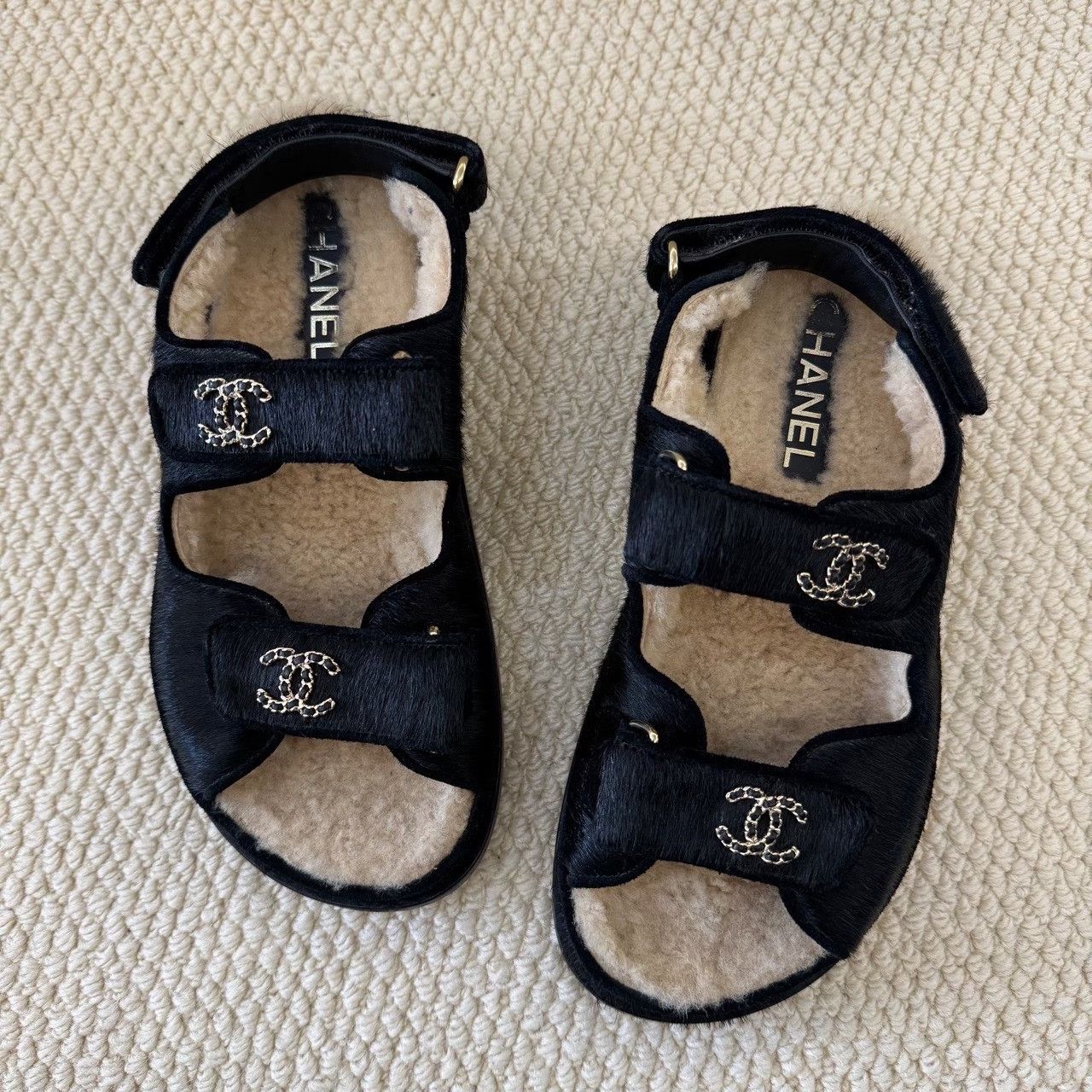 Chanel Chanel Retro Black Sandals us_6 Women Size US 6 / IT 36 - 7 Thumbnail