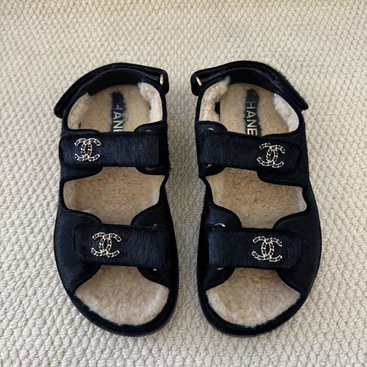Chanel Chanel Retro Black Sandals us_6 Women Size US 6 / IT 36 - 2 Thumbnail
