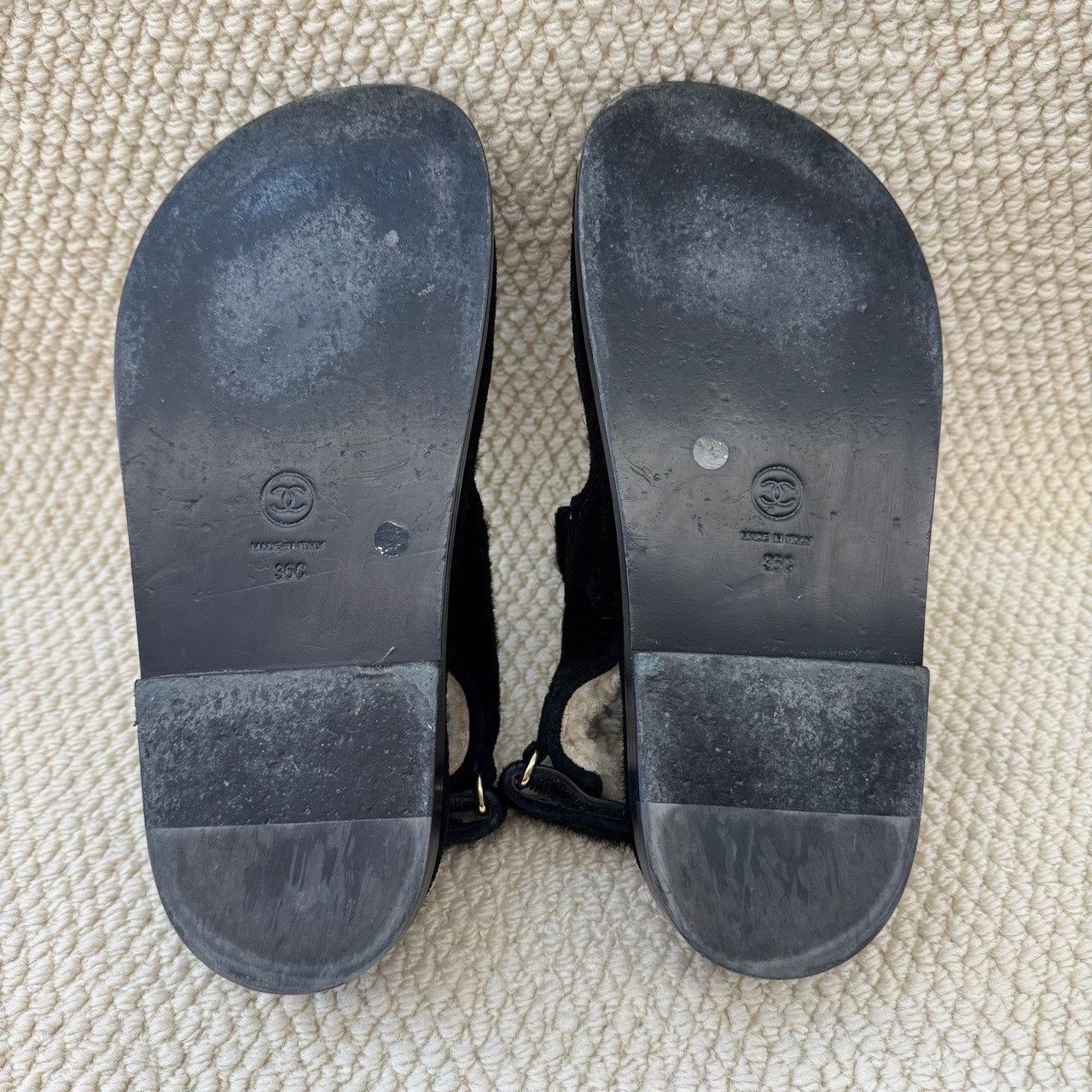 Chanel Chanel Retro Black Sandals us_6 Women Size US 6 / IT 36 - 5 Thumbnail