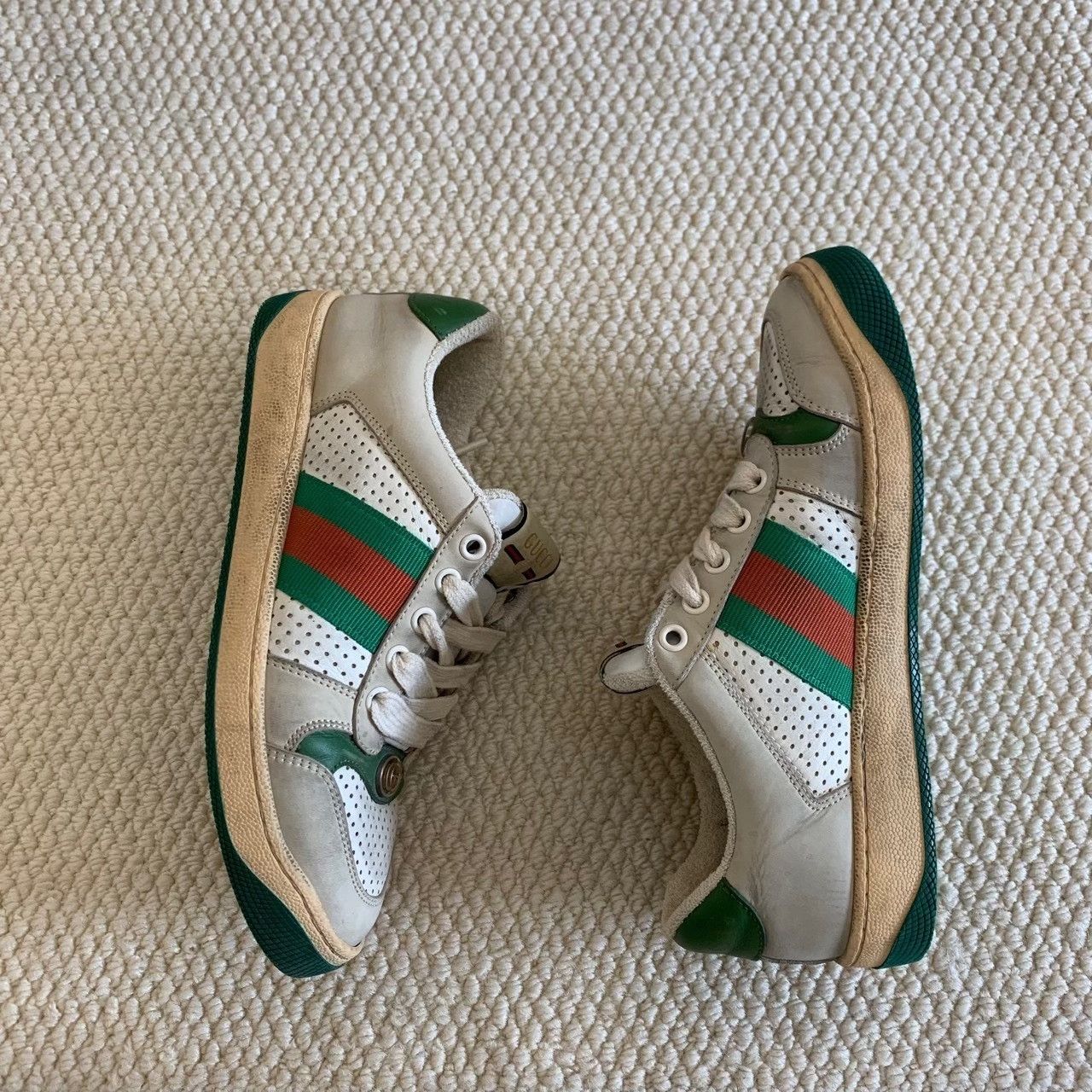 Gucci Gucci Distressed Multi Lowtop Sneakers us_5 Women Size US 5 / IT 35 - 9 Thumbnail