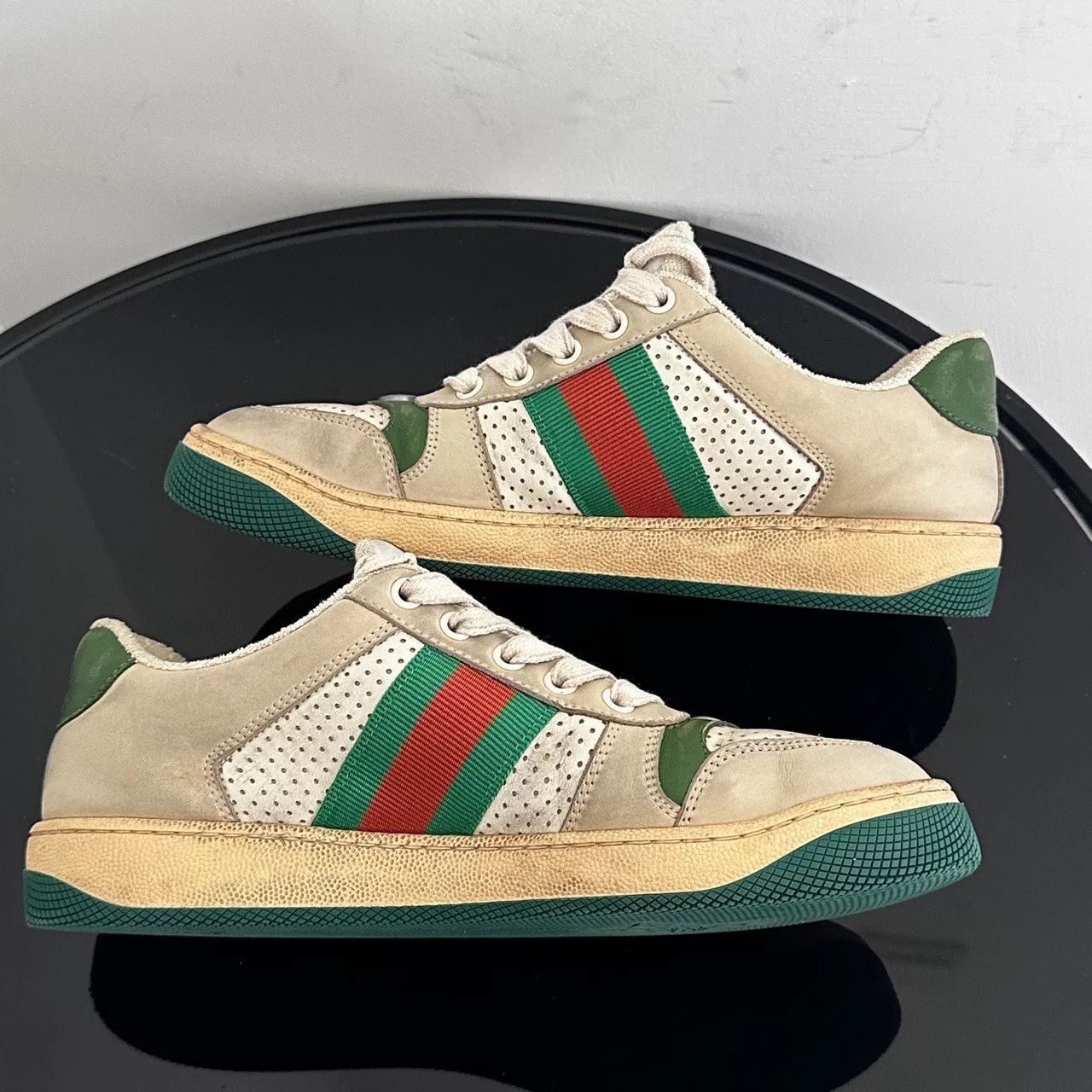 Gucci Gucci Distressed Multi Lowtop Sneakers us_6-5 Women Size US 6.5 / IT 36.5 - 4 Thumbnail