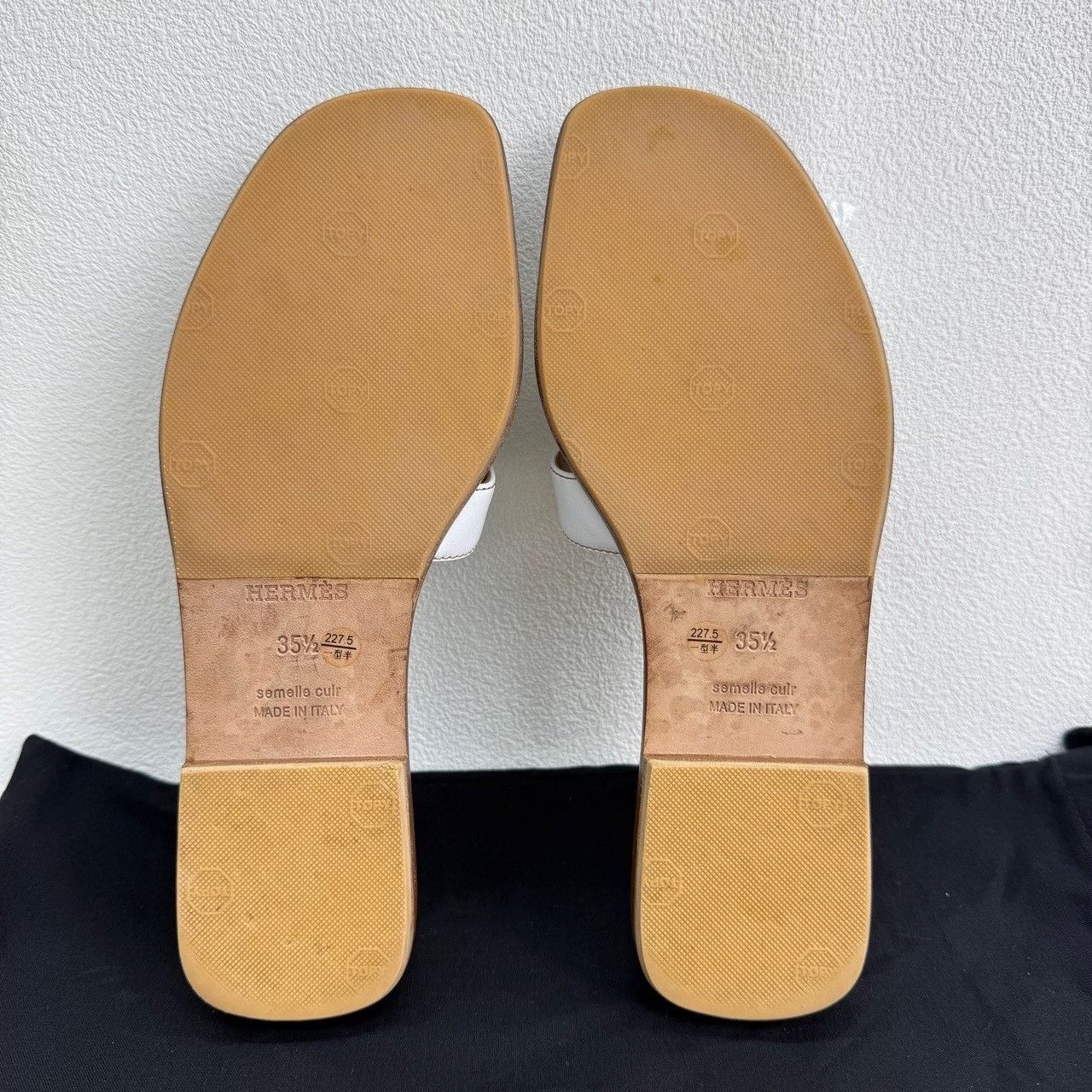 Hermes Hermes White Sandals us_5 Women Size US 5 / IT 35 - 7 Thumbnail