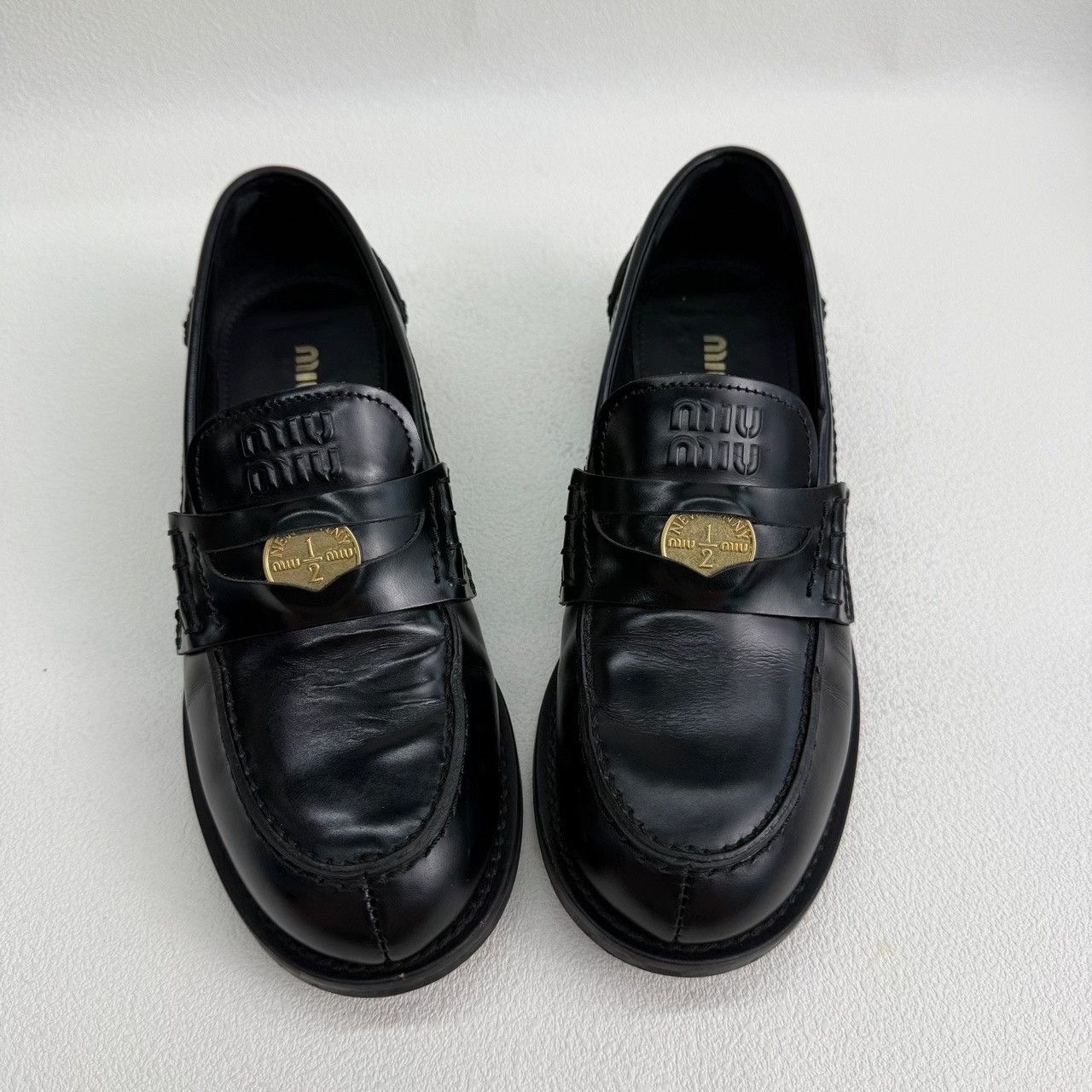 Miu Miu Miu Miu Casual Black Lowtop Sneakers us_6 Women Size US 6 / IT 36 - 9 Thumbnail
