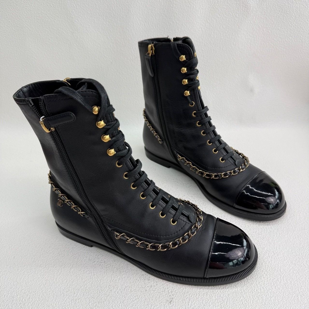 Chanel Chanel Retro Black Boots us_7-5 Women Size US 7.5 / IT 37.5 - 3 Thumbnail