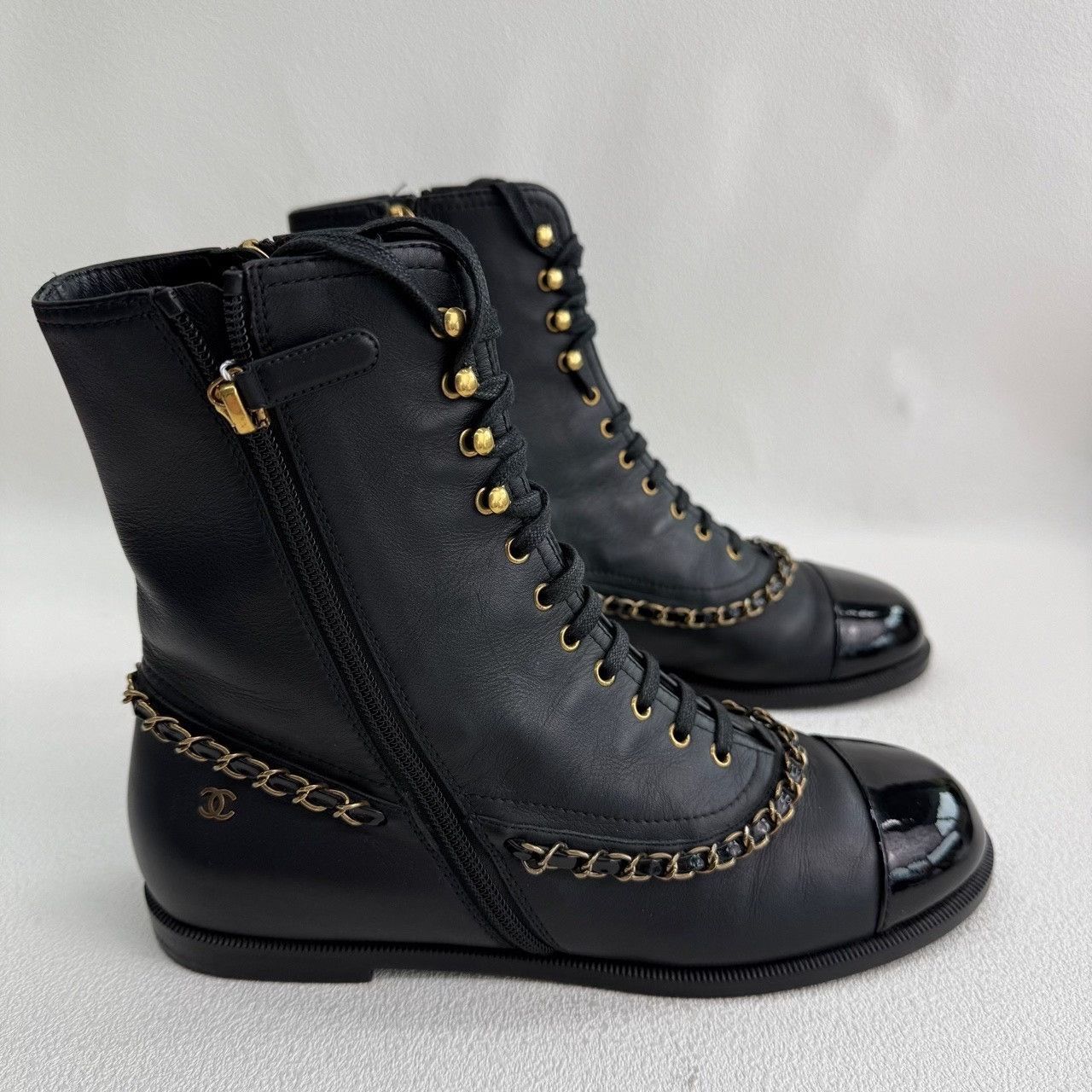 Chanel Chanel Retro Black Boots us_7-5 Women Size US 7.5 / IT 37.5 - 4 Thumbnail