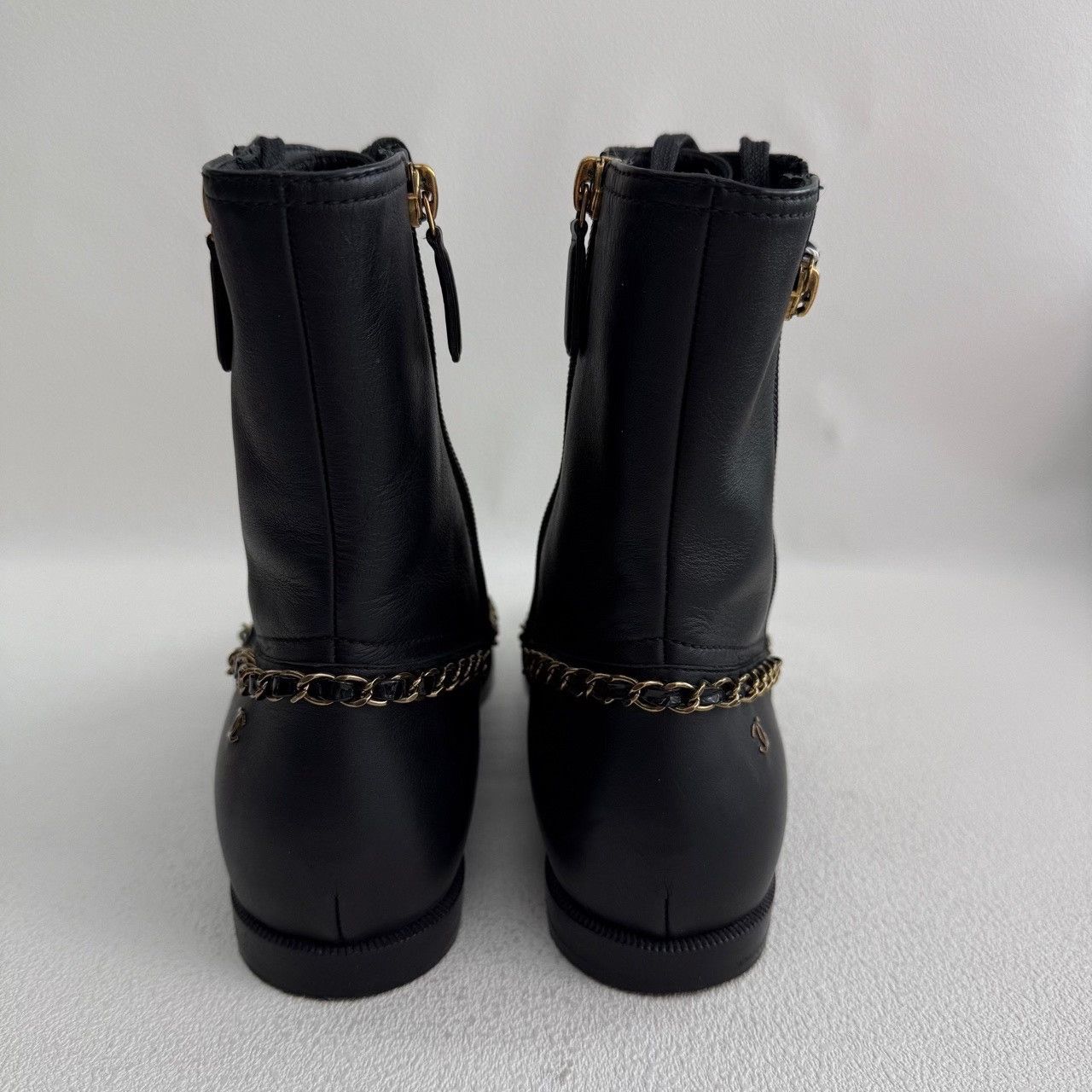 Chanel Chanel Retro Black Boots us_7-5 Women Size US 7.5 / IT 37.5 - 5 Thumbnail