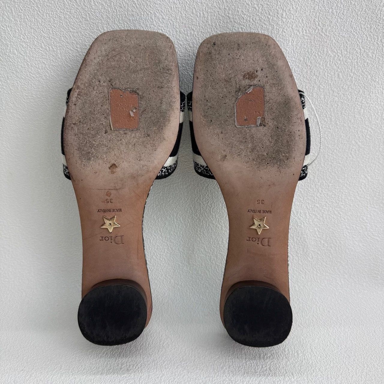 Dior Dior Black Sandals us_5 Women Size US 5 / IT 35 - 7 Thumbnail