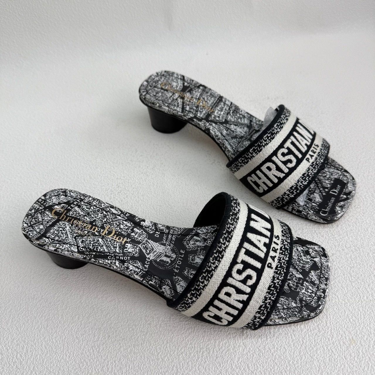 Dior Dior Black Sandals us_5 Women Size US 5 / IT 35 - 3 Thumbnail